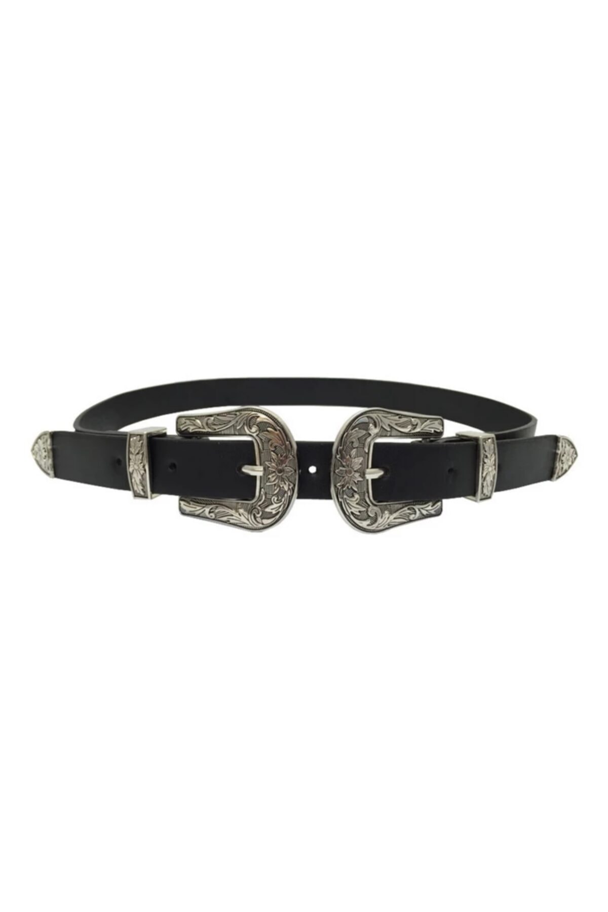 BRAND&BELT Svk 0018 Çift Tokalı Deri Kemer