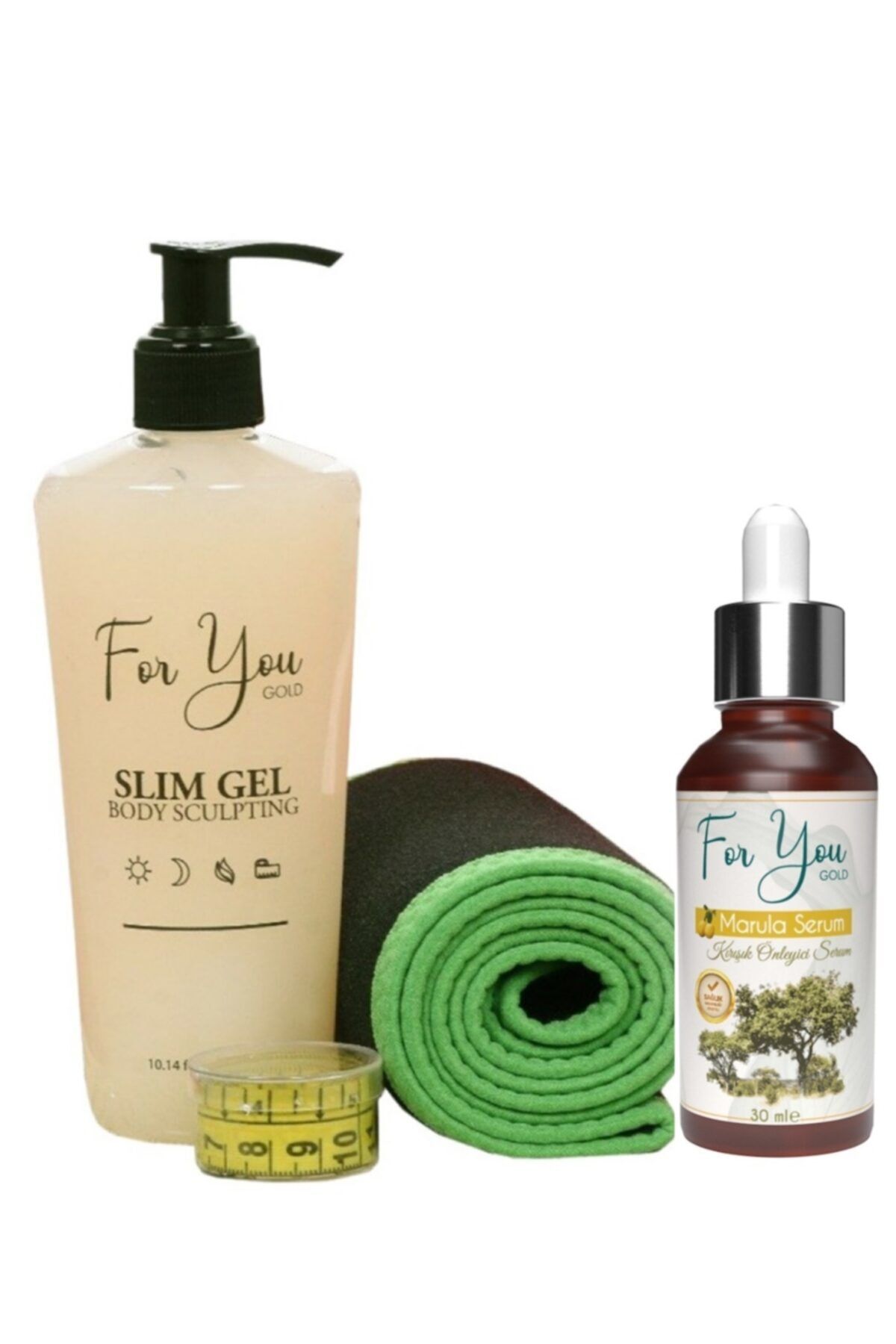 For You Gold Slim Jel Yağ Yakıcı-çatlak Karşıtı Sıkılaştırıcı-selülit Jeli+marula Yağı