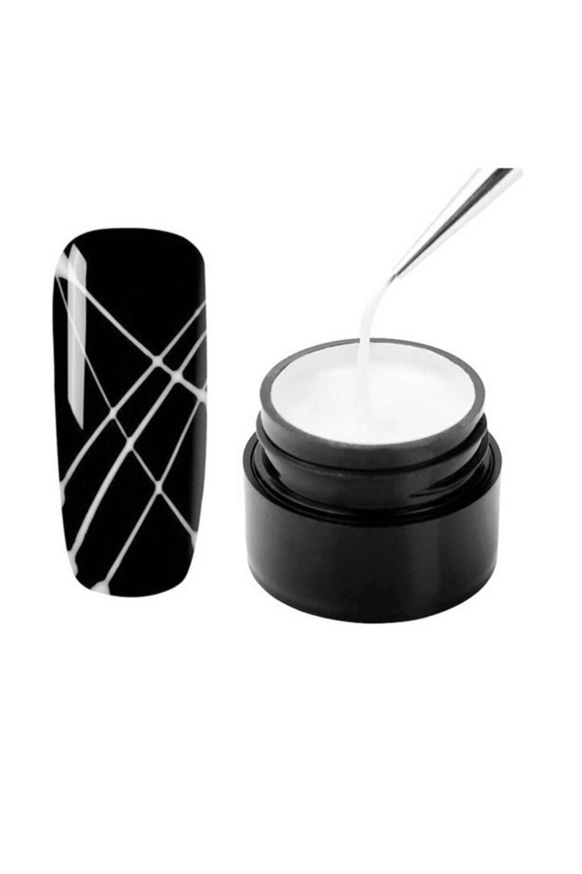 İconstar Francheska 8 Ml Spider Gel Örümcek Ağı Jel Nail Art Beyaz