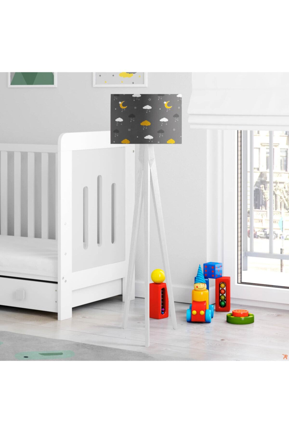 Çekirdek Home Ay Ve Bulut Desenli Çocuk Odası Lambader