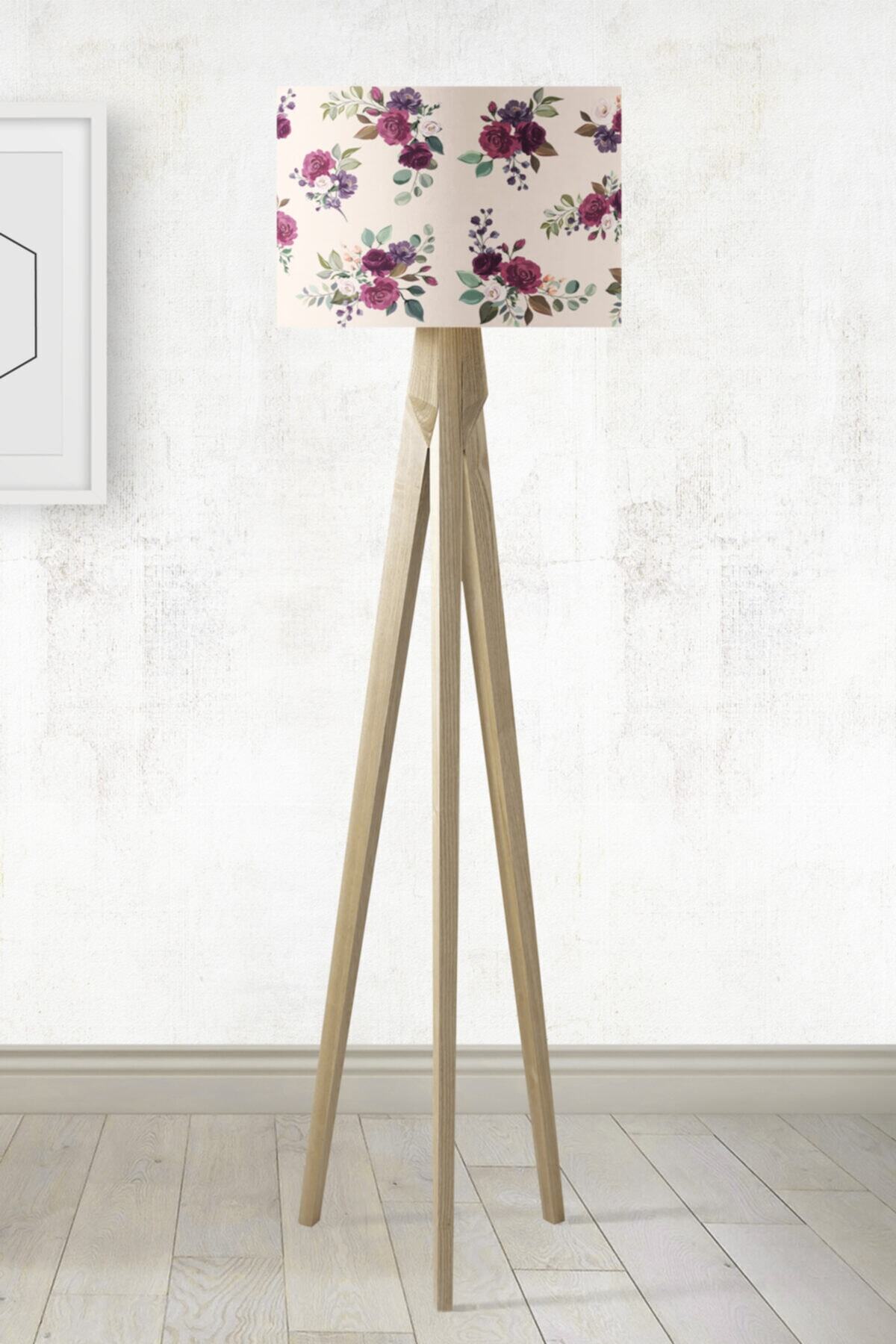 Çekirdek Home Mimosa Floral Kumaş Lambader