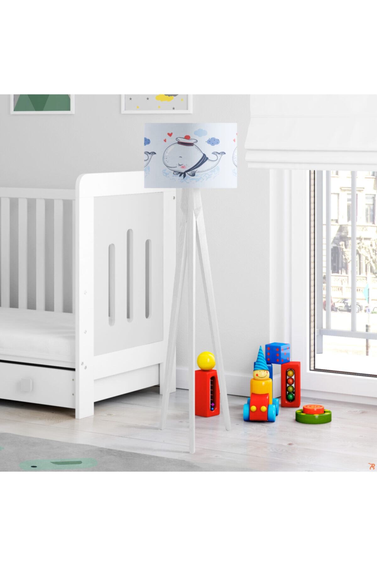 Çekirdek Home Kaptan Balina Çocuk Odası Lambader