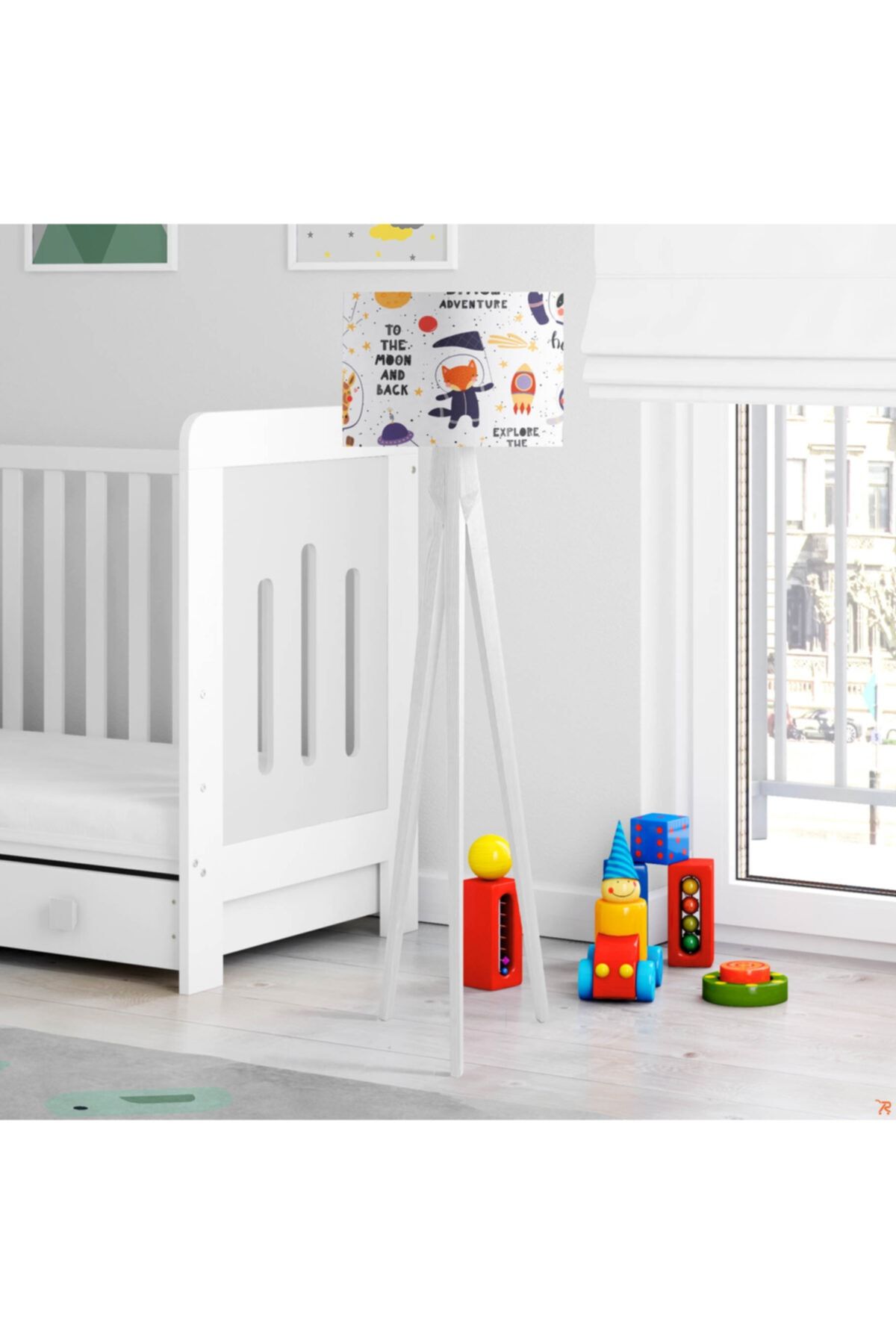 Çekirdek Home Sevimli Astranotlar Çocuk Odası Lambader