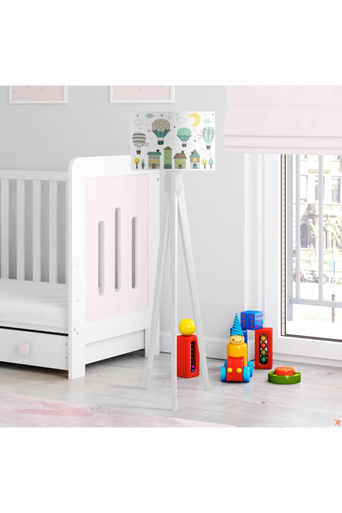 Çekirdek Home Sevimli Şehir Çocuk Odası Lambader