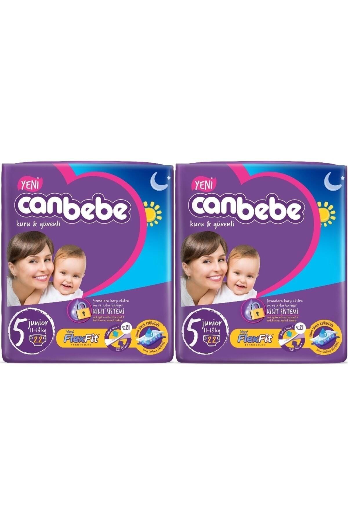 Canbebe Bebek Bezi Beden:5 (11-18kg) Junior 44 Adet Jumbo Ekonomik Pk
