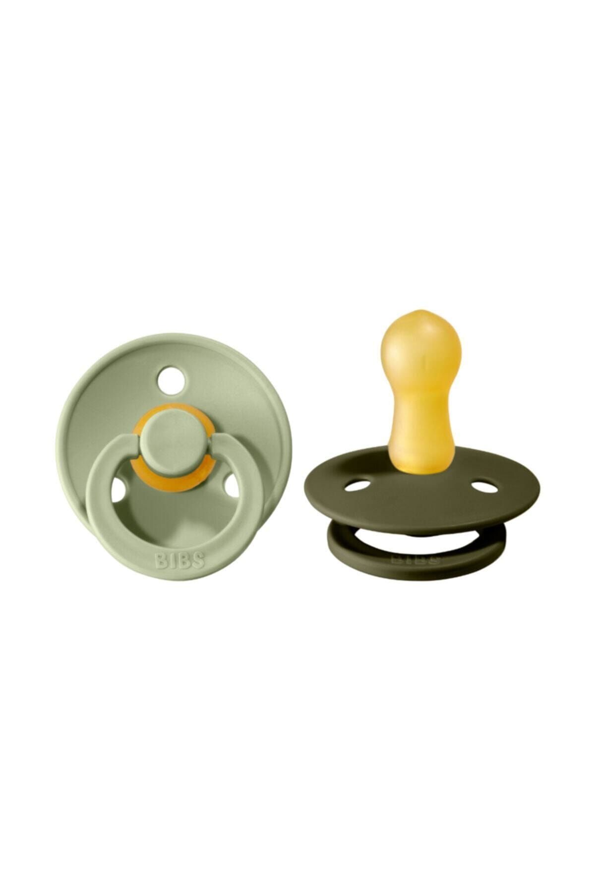 Bibs Kauçuk Emzik 2'li Sage - Hunter Green ( 0- 6 Ay)