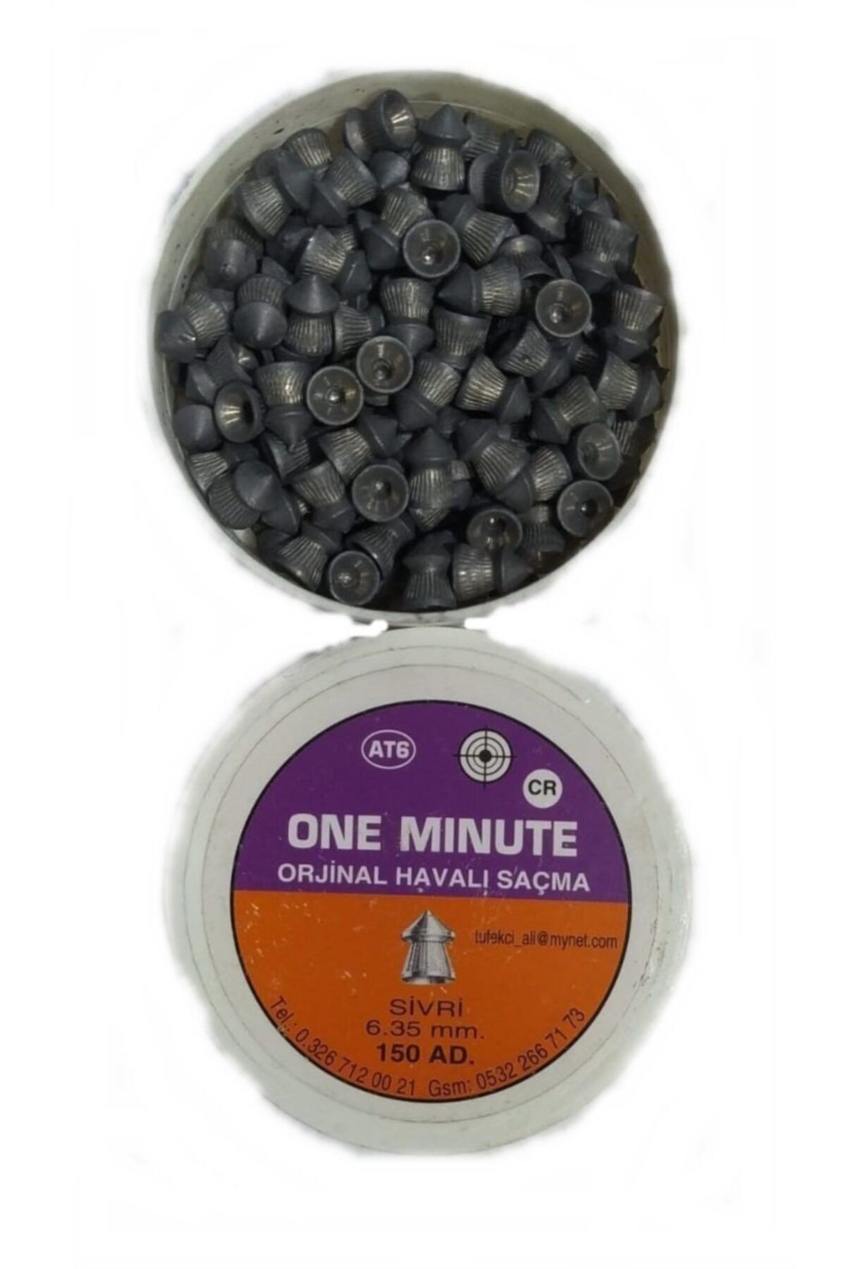 İdeal One Mınute Orjinal Havalı Saçma Sivri 6.35mm 150ad.