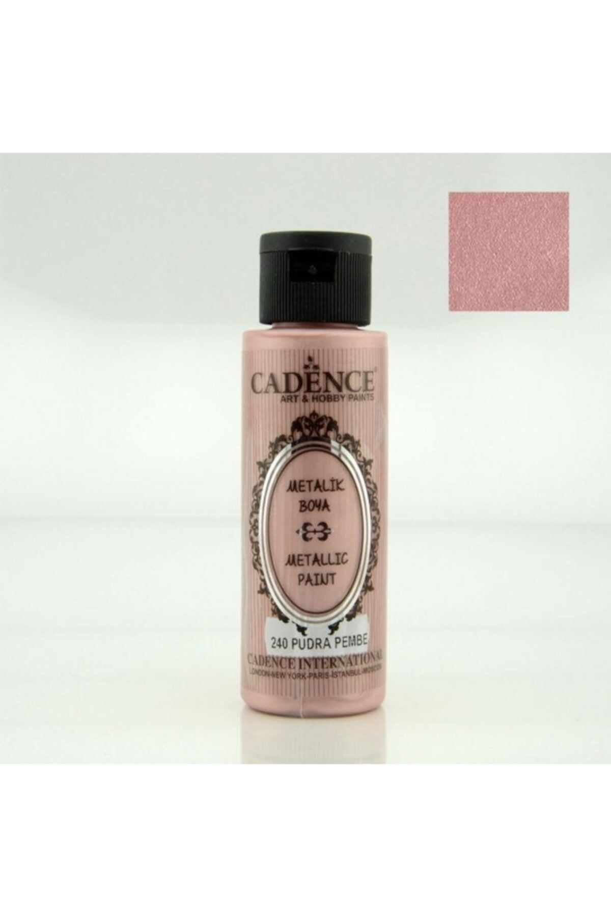 Cadence Metalik Boya 70 ml. 240 PUDRA PEMBE