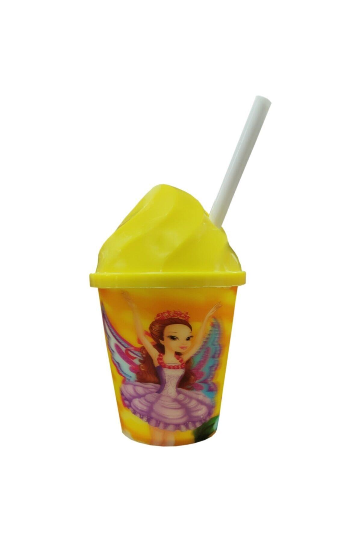 Leva House Bardak Pipetli Plastik 3 Boyutlu Dondurma L-10686