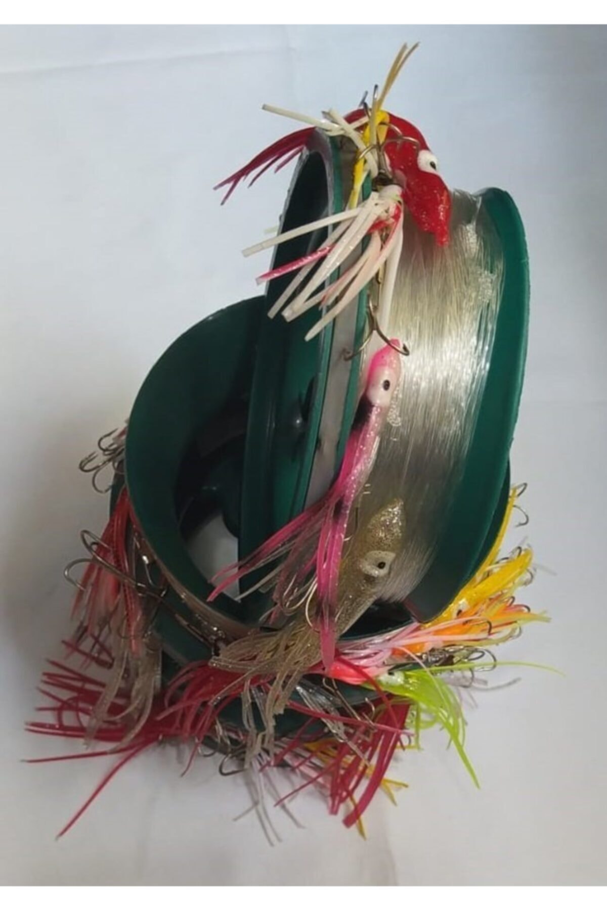 ATMACA AV STORE Sırtı Takımı-10 Lu Ortaboy-ahtopot-80mm-misine 100mt-kol-70cm