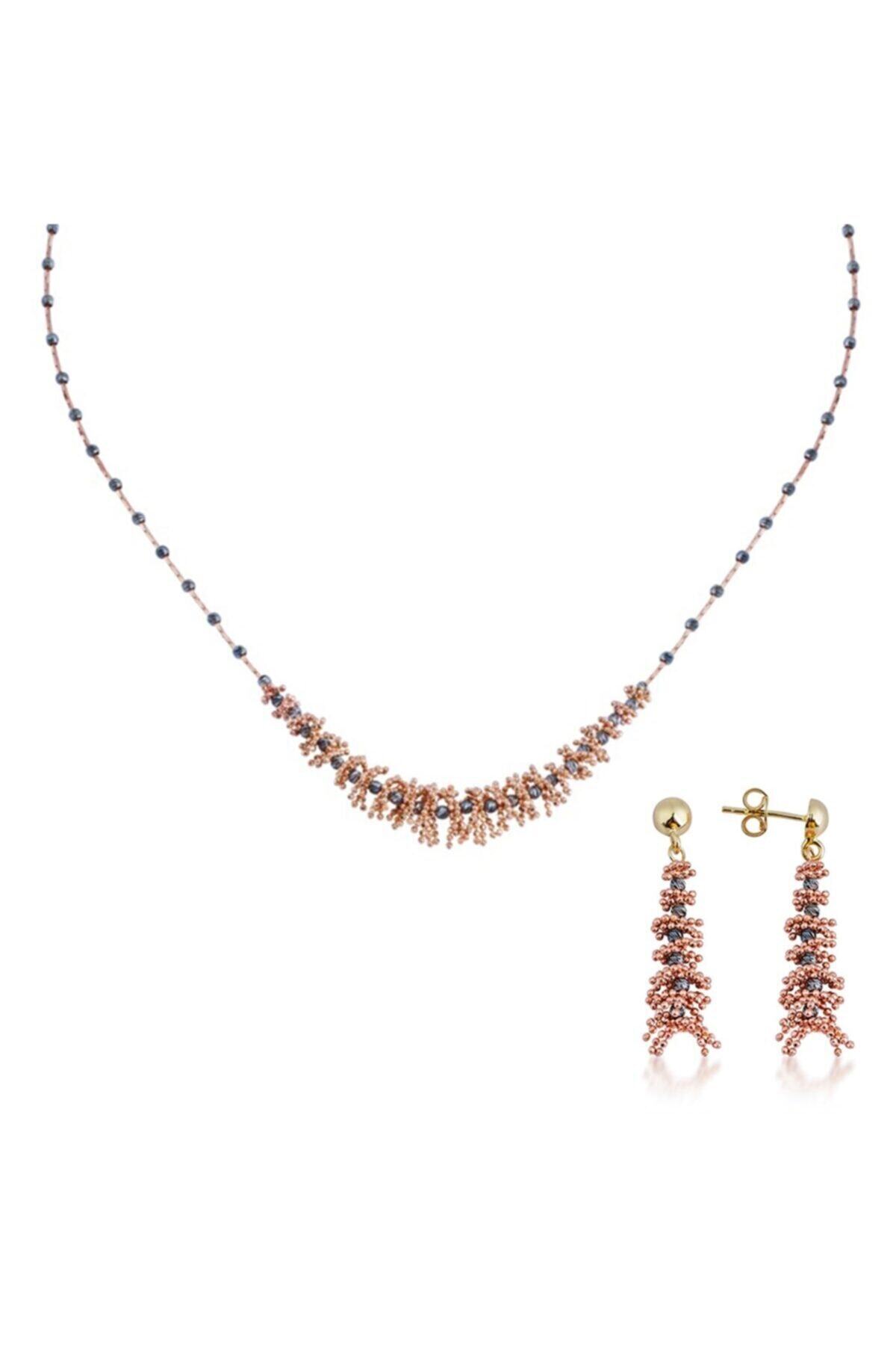 Ema Jewellery Rose Altın Ikili Trend Set