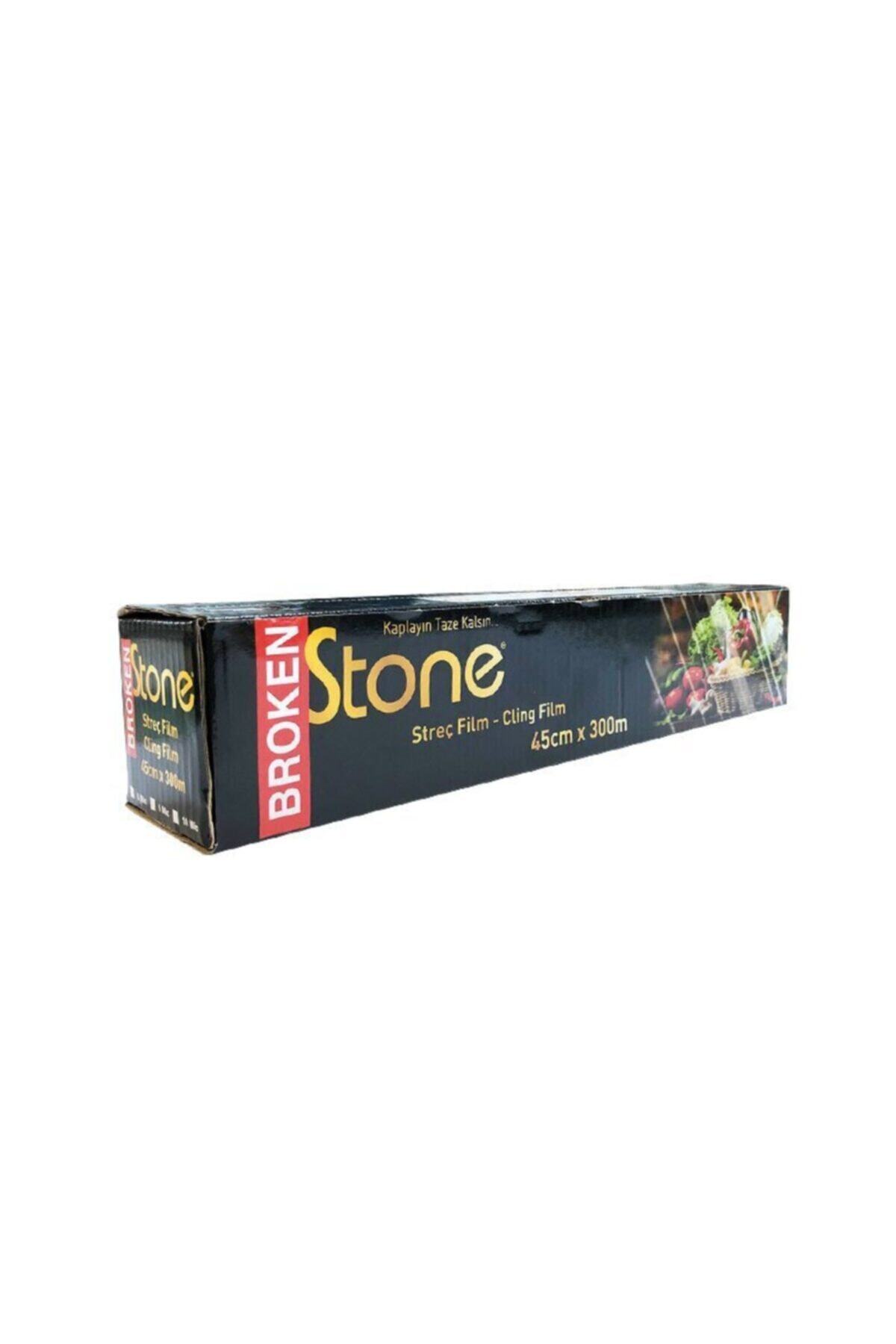 Broken Stone Pvc Streç Film Kutulu 45 Cm X 300 Mt 9 Mic (16 Adet)