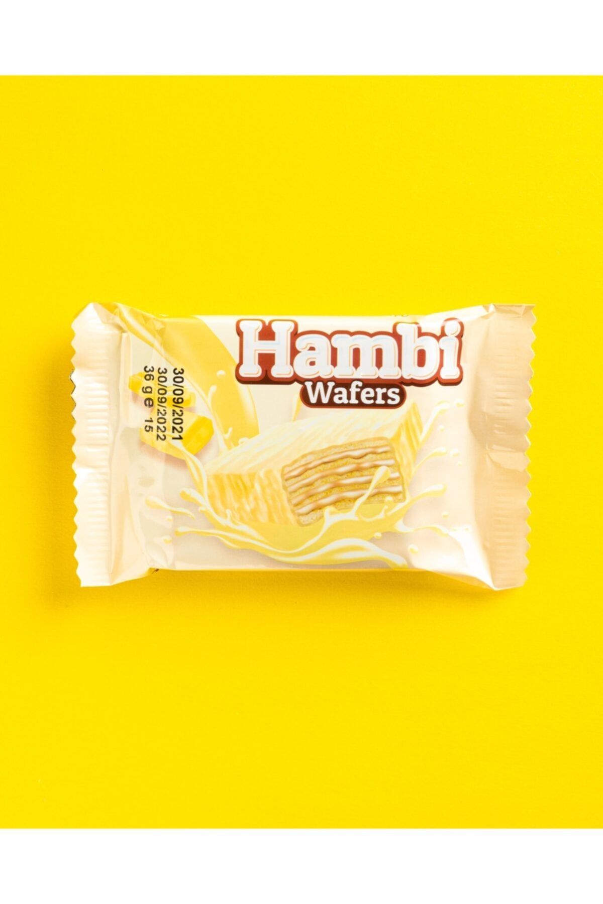 hambi Beyaz Çikolata Kaplamalı Gofret *24 Adet