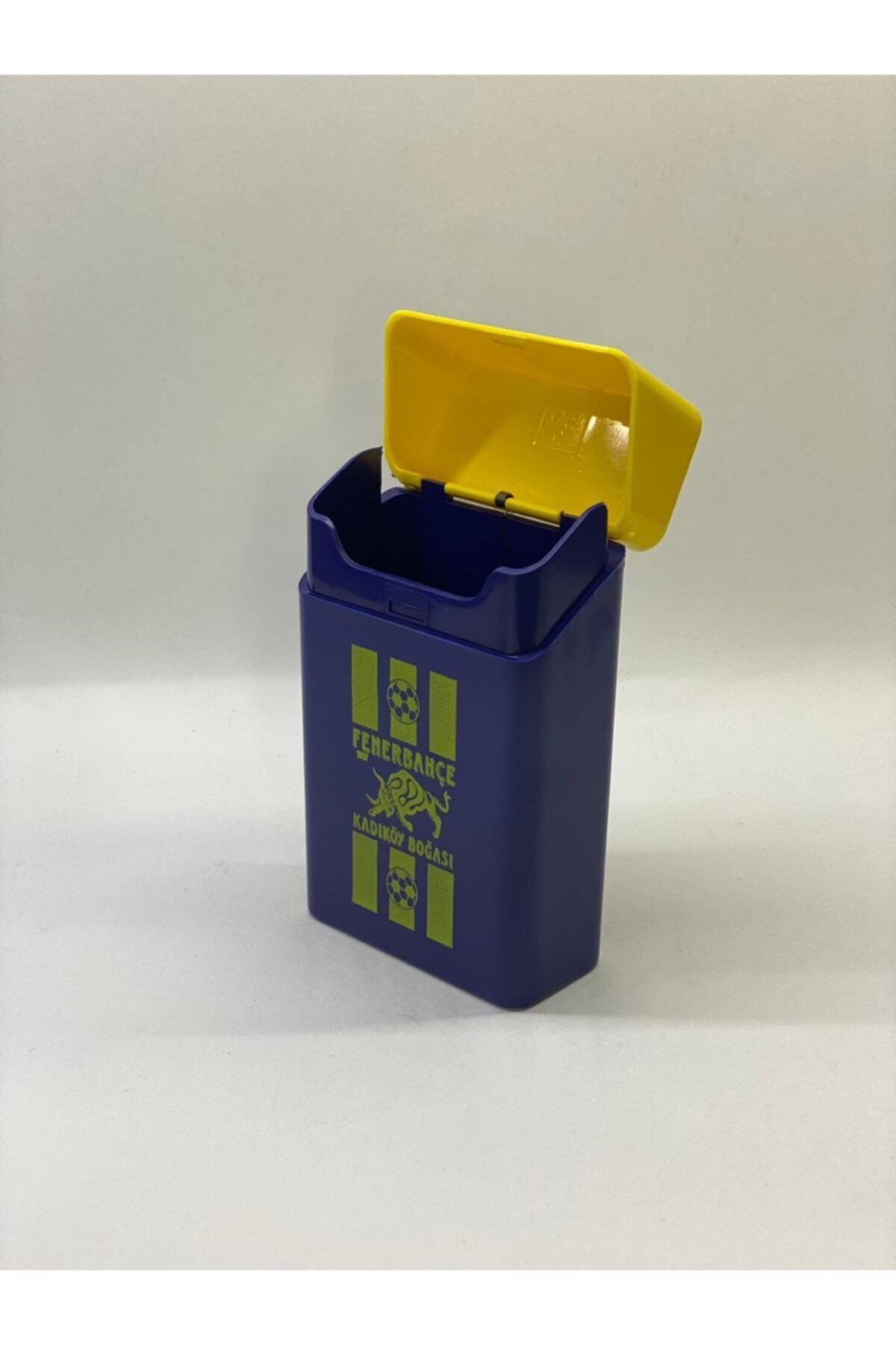 OCB Fenerbahçe Plastik Taraftar Sigara Tabakası Kalın Sigara Tabakası 5x9x2.5 cm Ölçü