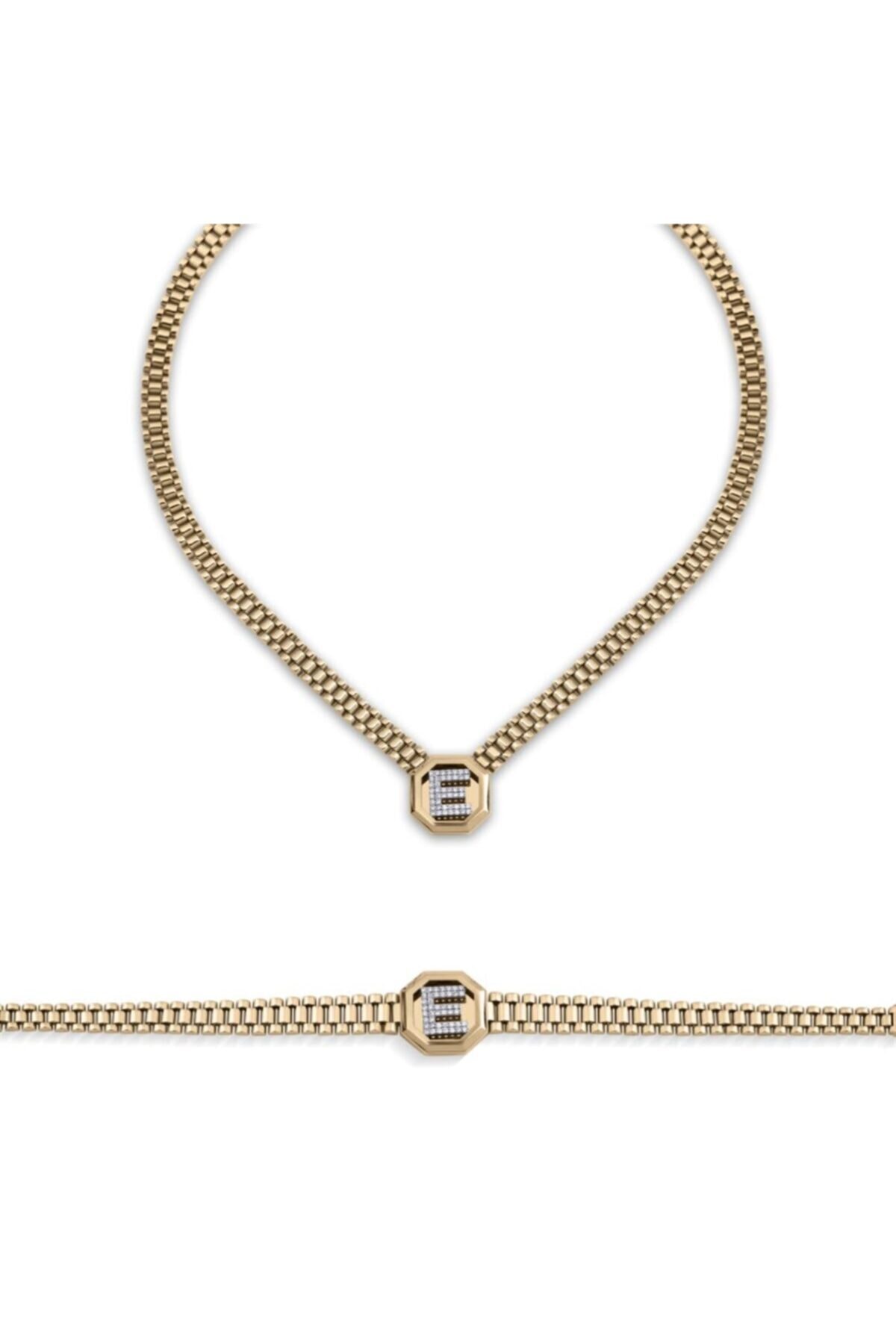 Ema Jewellery Altın Harf Hasır Set