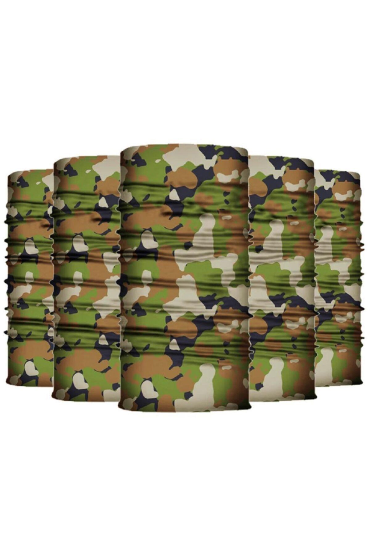 Knmaster Flint Buff Bandana Boyunluk Maske Saç Bandı 5'li Paket