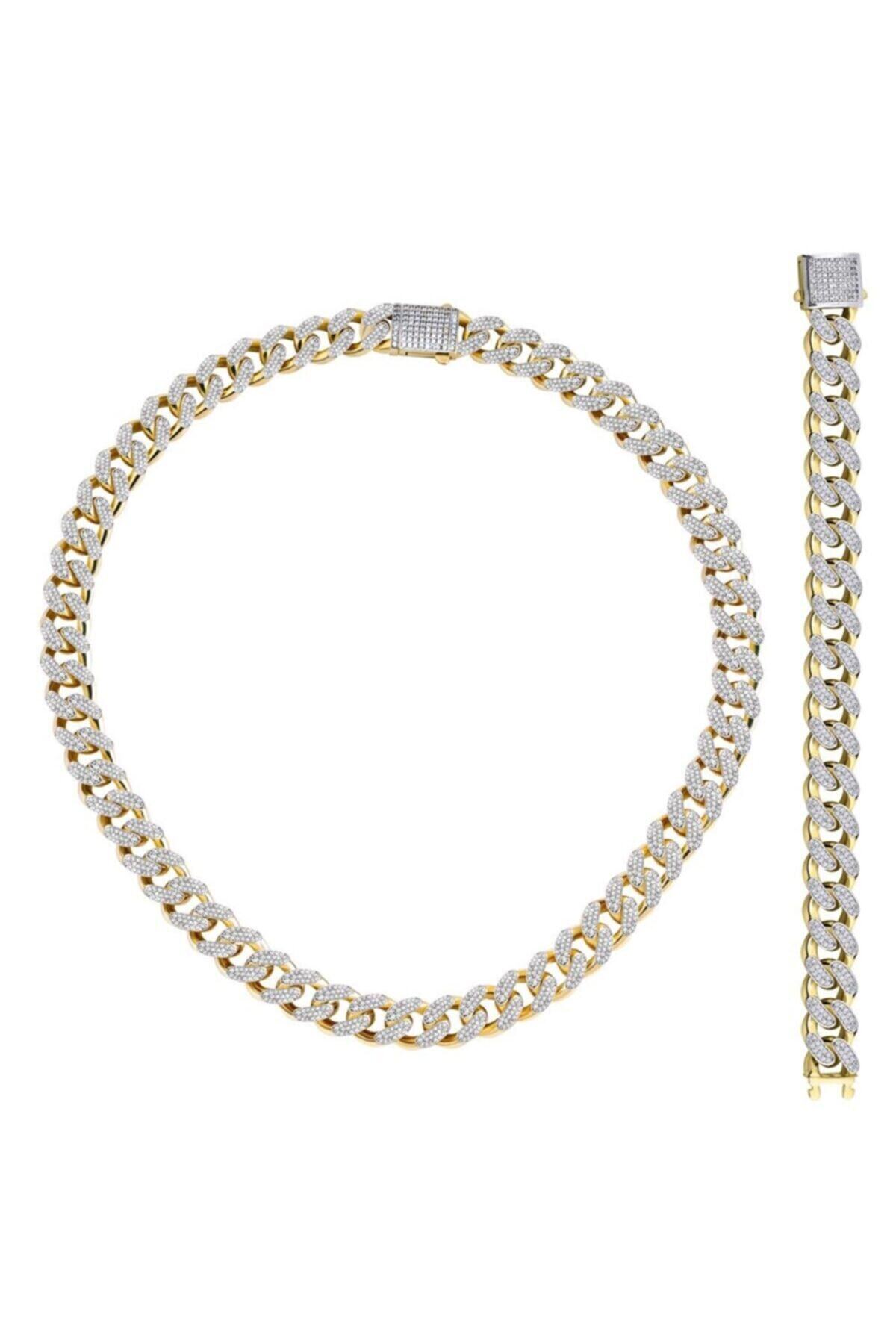 Ema Jewellery Taşlı Altın Gurmet Set 11mm