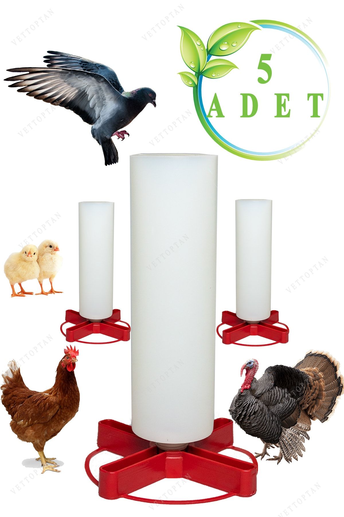 mutlu tavukçuluk Civciv Başlangıç Bıldırcın Şişeli Suluk 5 Adet 750 ml Güvercin Suluğu Posta Broiler Brahma Keklik