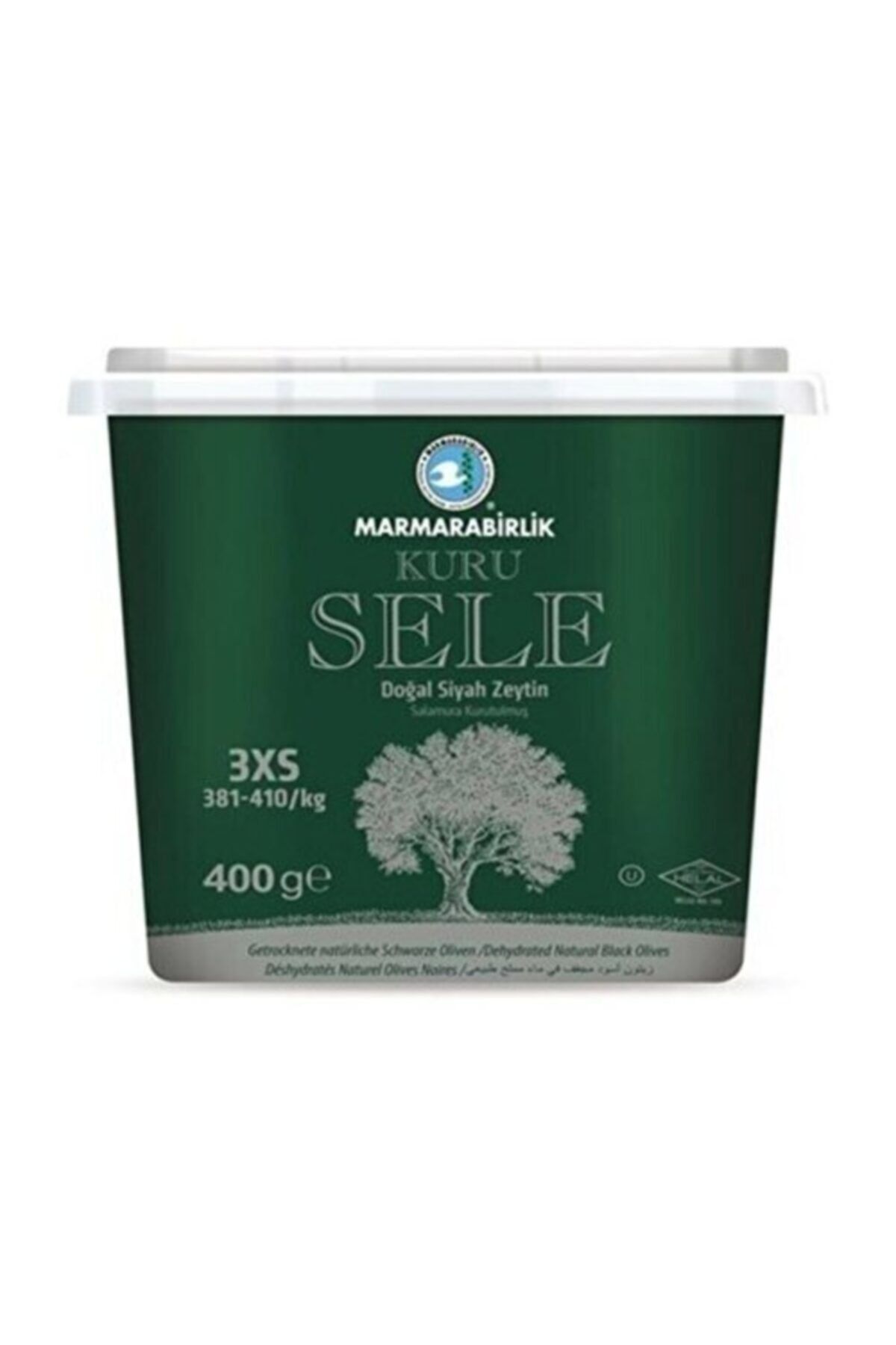 MarmaraBirlik Siyah Zeytin 400 Gr