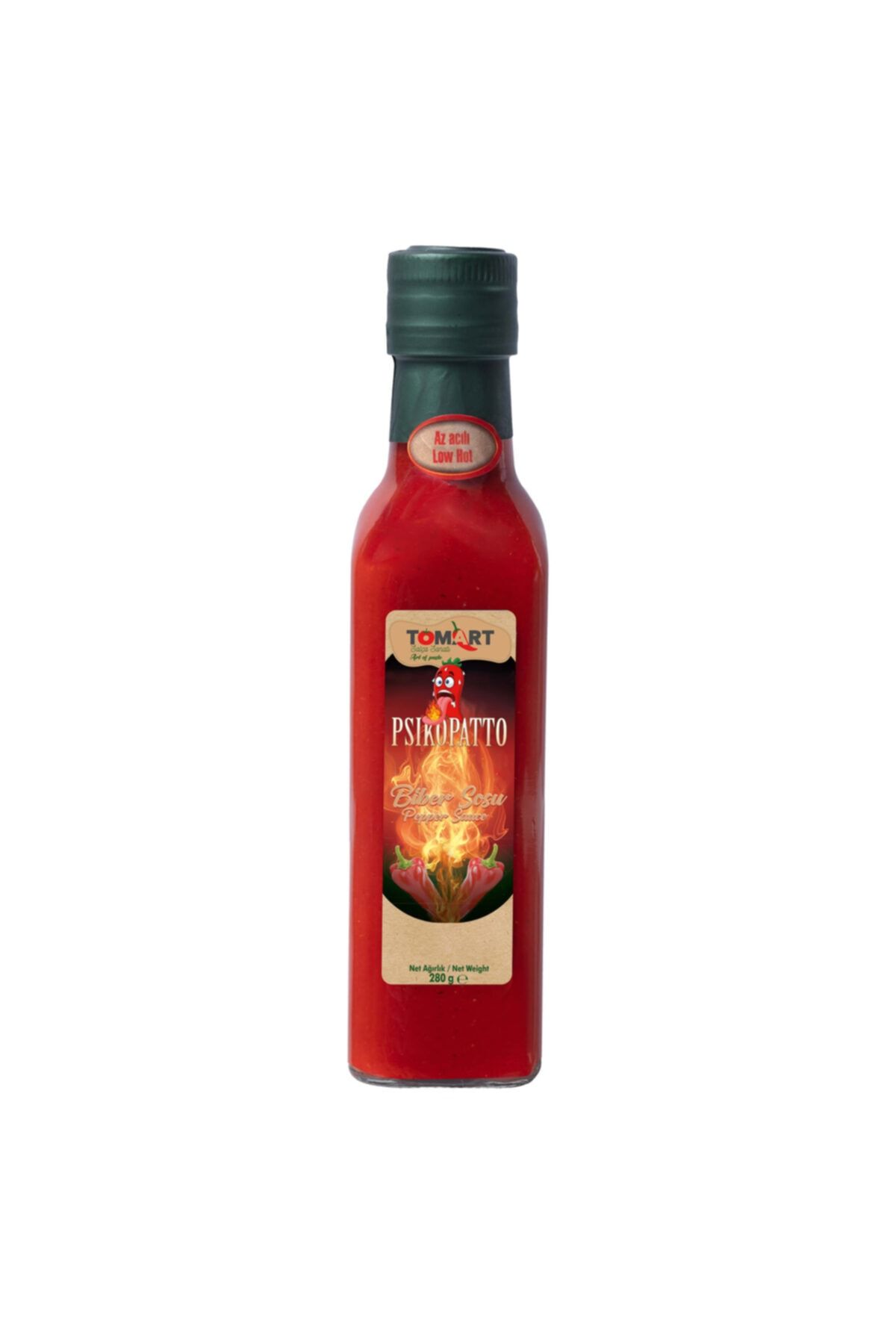 Tomart Katkısız Psikopatto Biber Sosu 280 gr