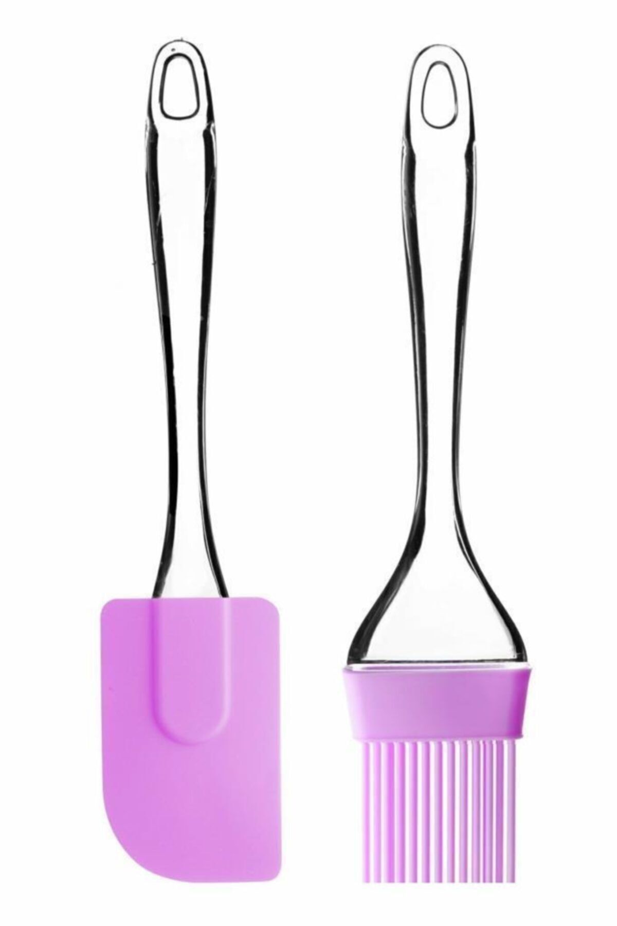 BAYSA Slikon Yumurta Fırçası ve Spatula 2'li Set
