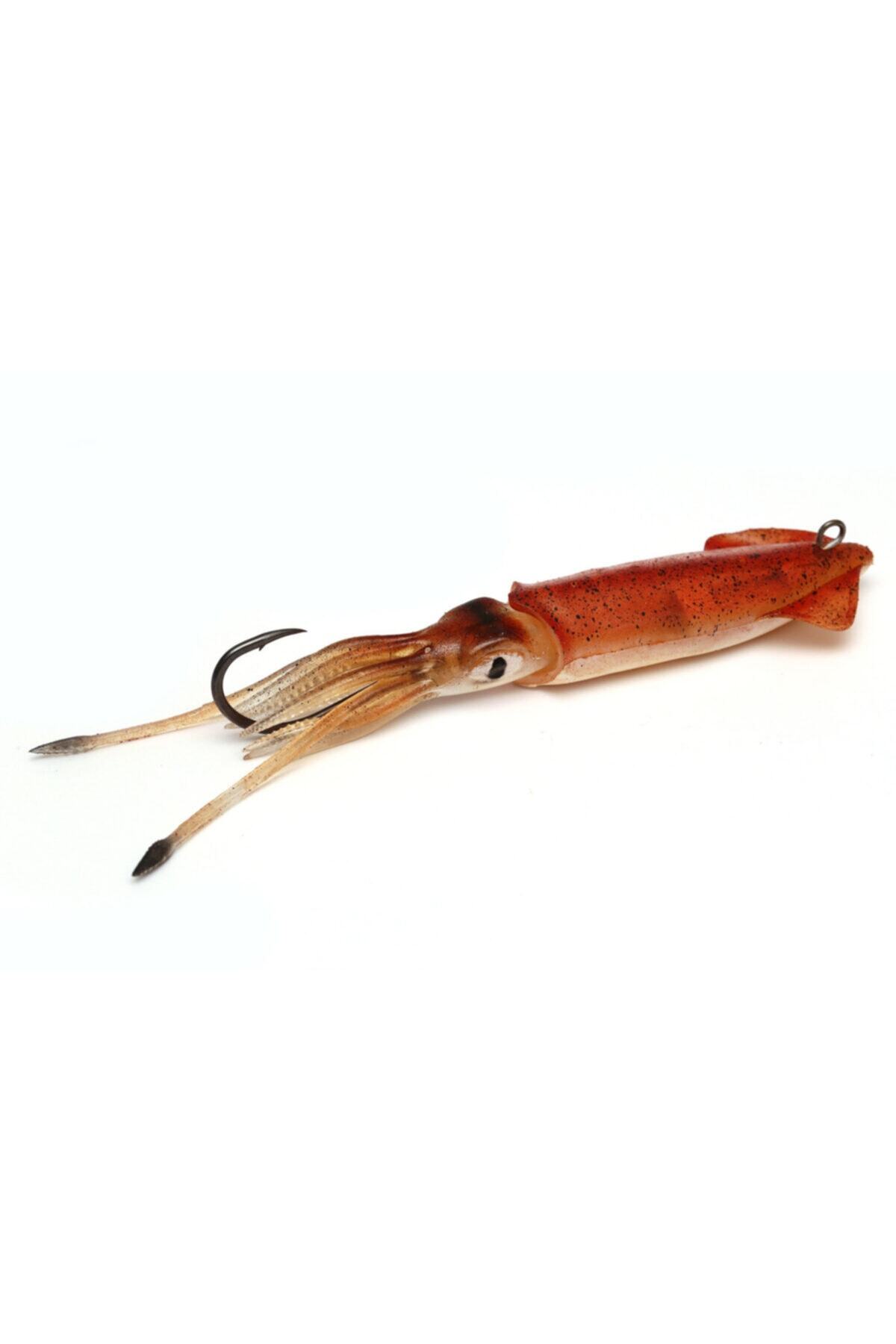 Savage Gear 3d Tpe Swim Squid 188mm 63g 1 Adet Sahte Kalamar Red Brown