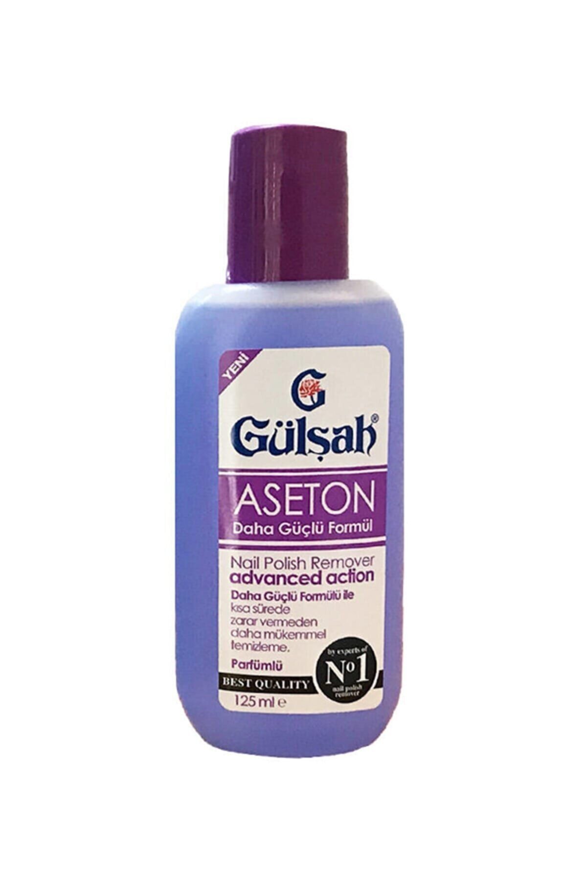 Gülşah Aseton Renkli Mor Parfümlü No:1 125ml