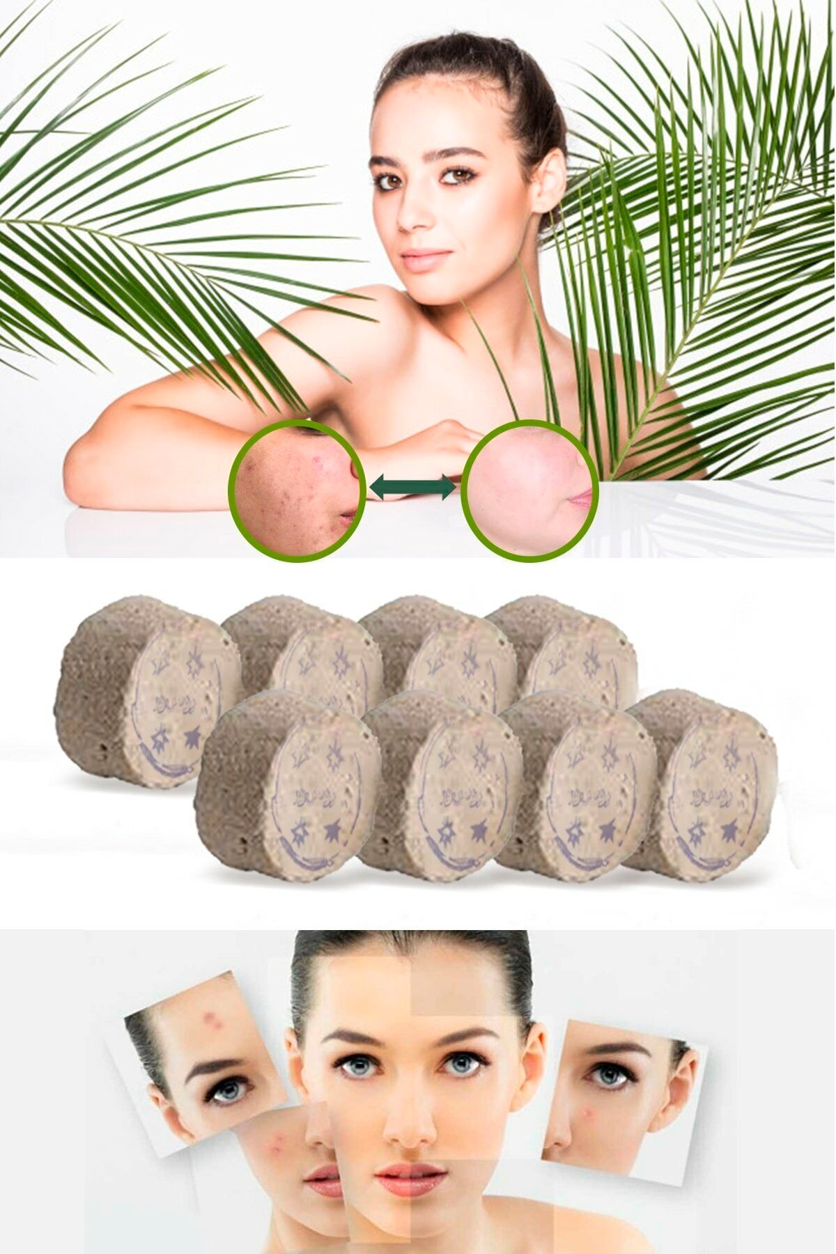 QNİAY Hamam Taşı Doğal Kese Organik Peeling 2 Adet