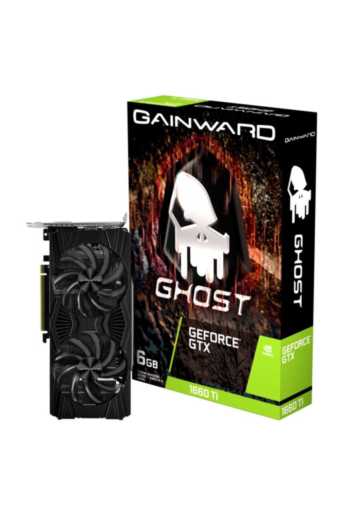 gainward Gtx1660ti Ghost Ne6166t018j9-1160l 6 Gb Gddr6 192 Bit