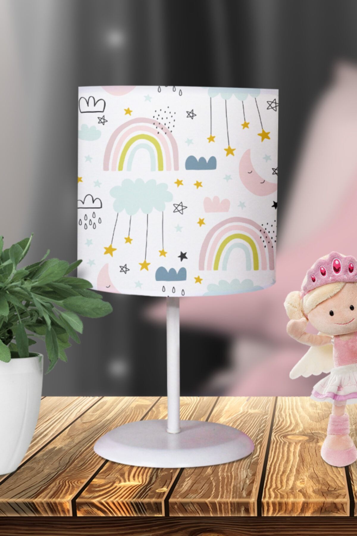 Çekirdek Home Şeker Gökyüzü Çocuk Odası Abajur