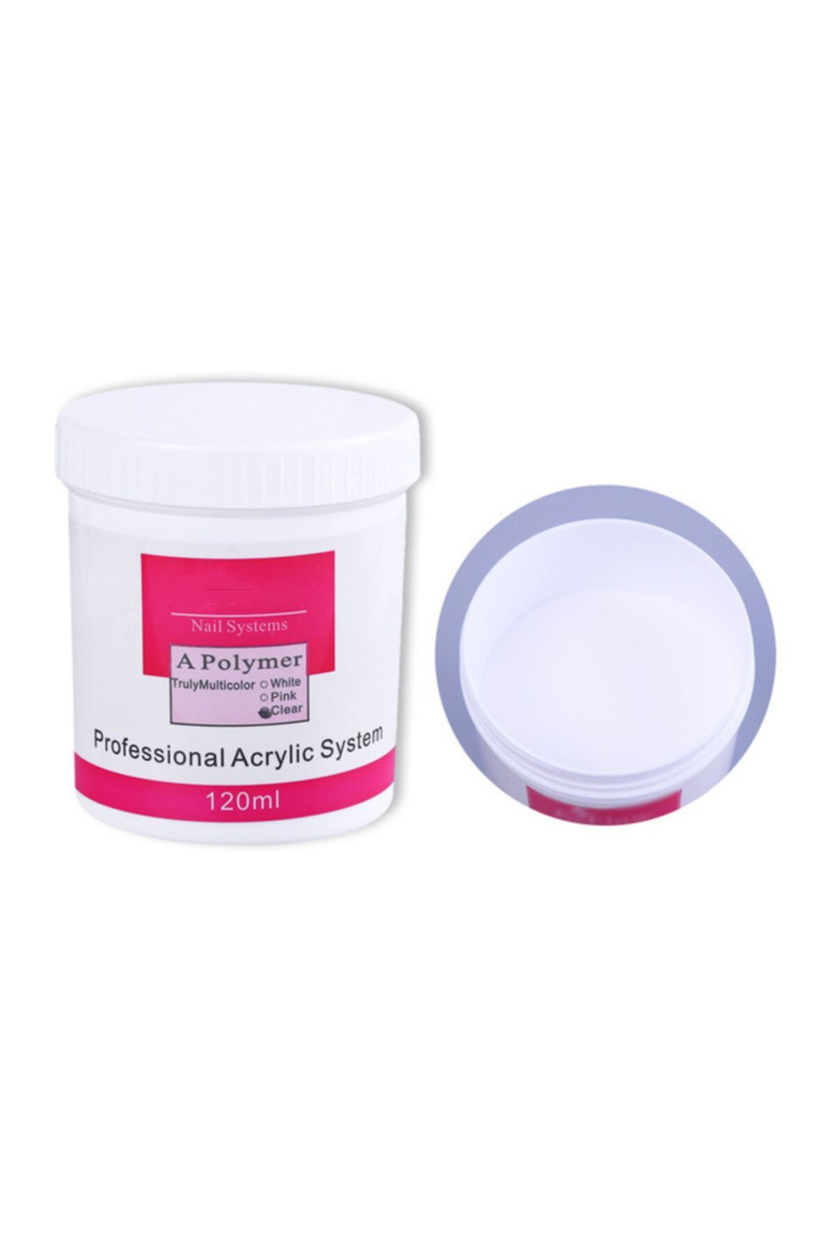 Venalisa Protez Tırnak Clear Şeffaf Akrilik Tozu 120 ml