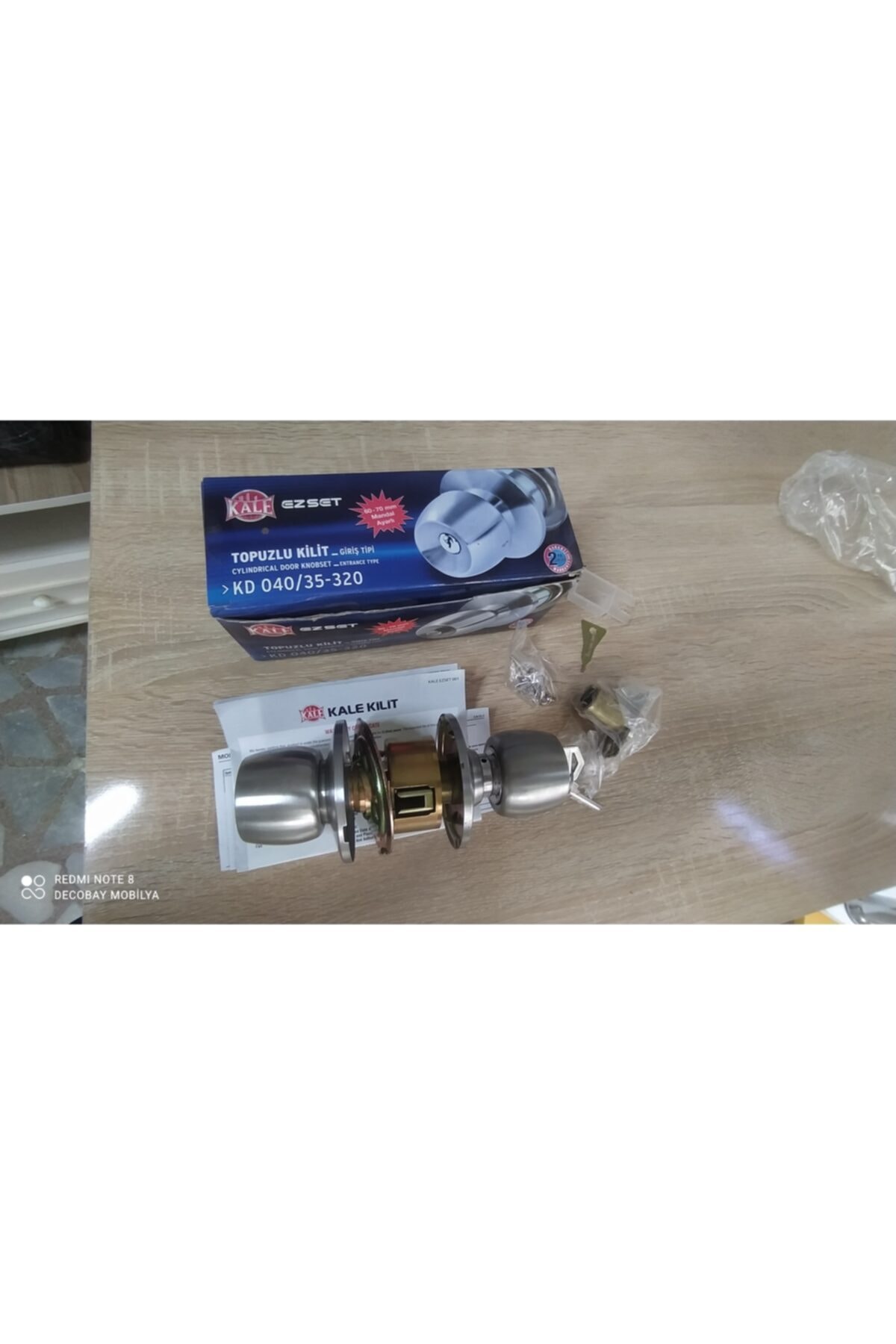 KALE Ezset Kd 40/35 320 Topuzlu Kilit
