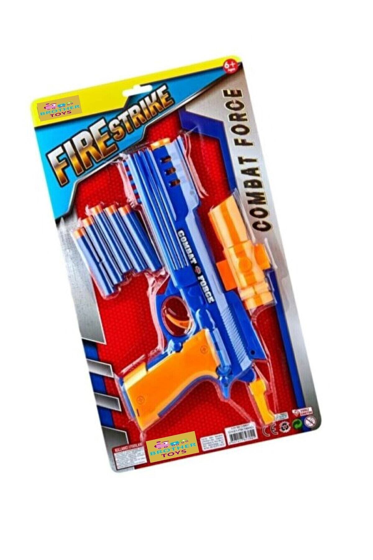 Brother Toys Yumuşak Sünger Mermi Atan Nörf Tabanca Seti