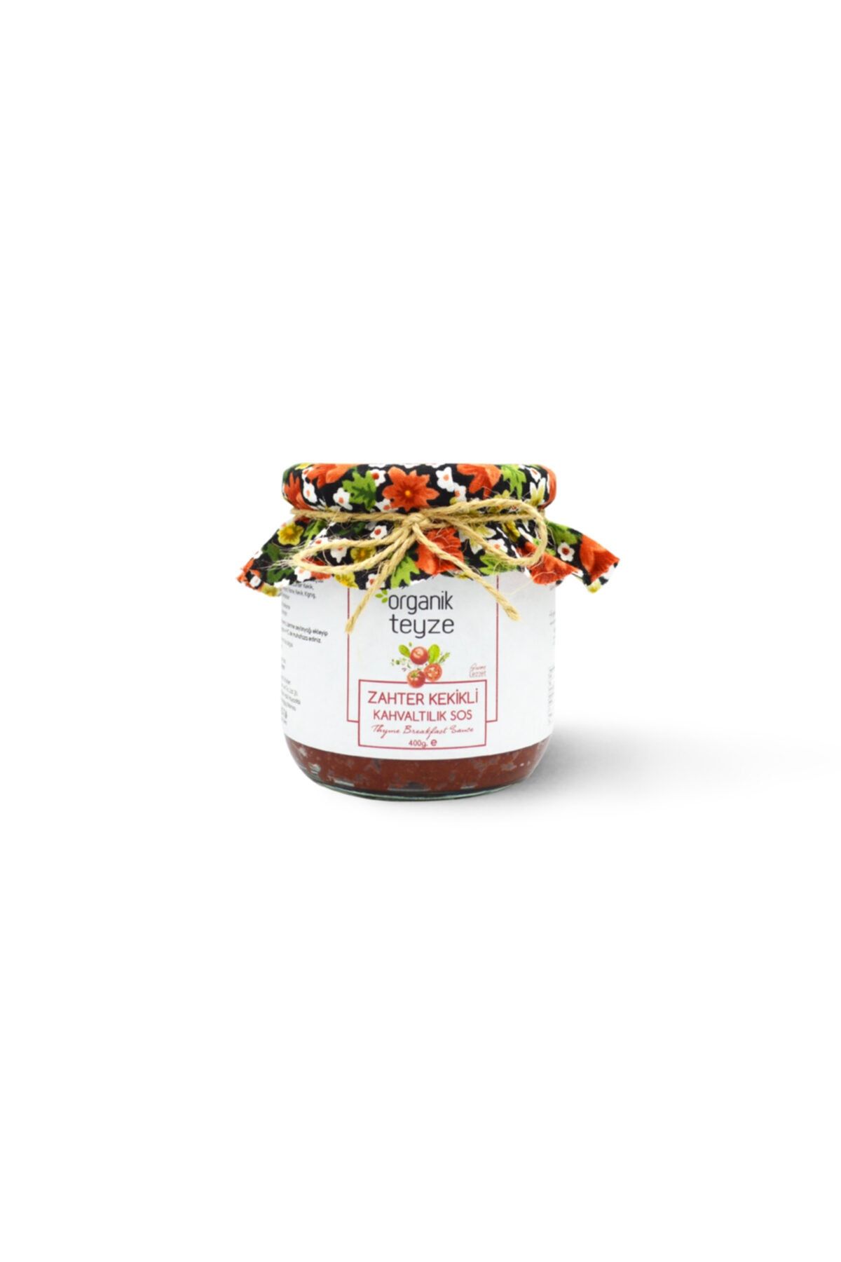 Organik Teyze (gurme Lezzet) Zahter Kekikli Kahvaltılık Sos 400g