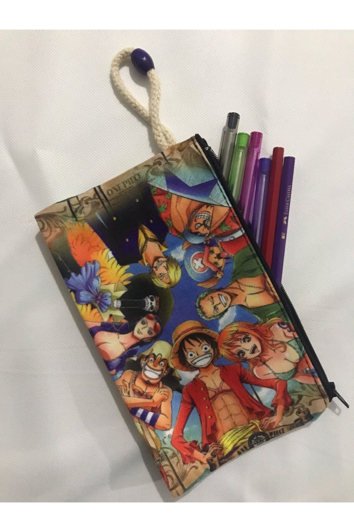 owl bag One Piece 1 Desenli Tasarım Bez Kalemlik-cüzdan