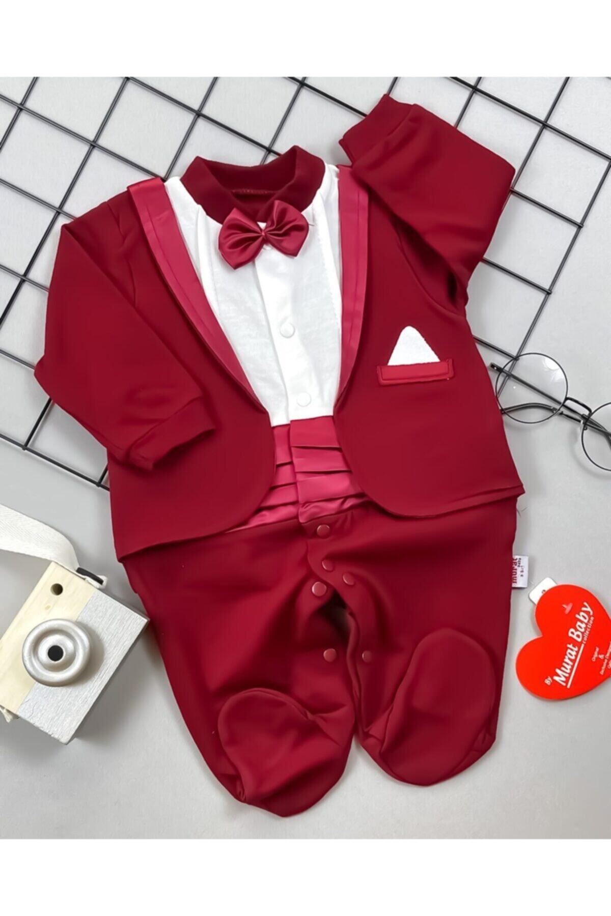 BabyWorldStore Bebek Smokin Papyonlu Lüx Takım