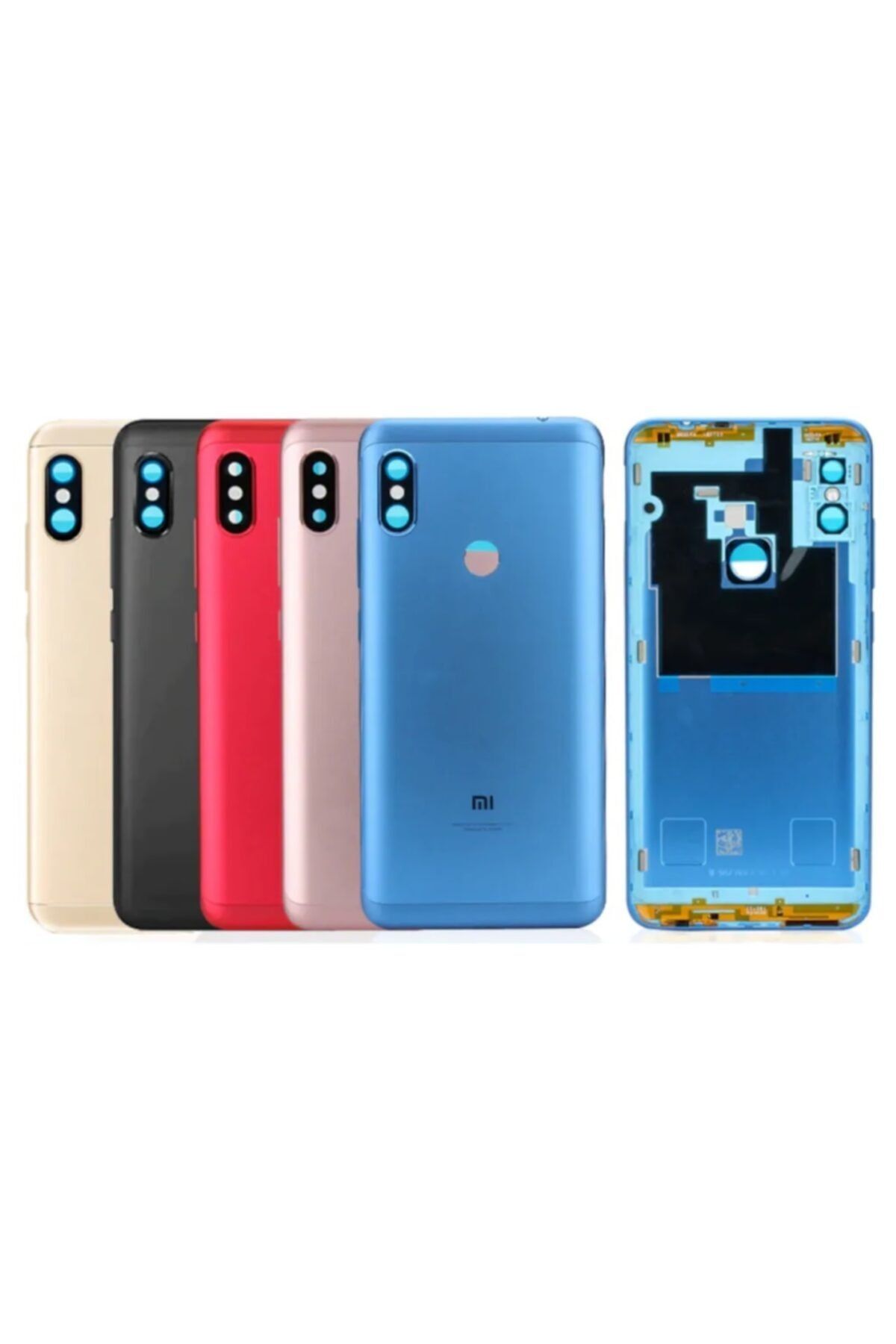 Qudex Xiaomi Redmi Note 6 Pro Kasa Arka Kapak Pil Kapağı Yüksek Kalite Altın