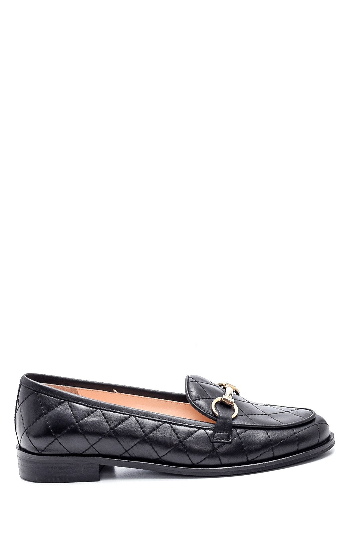 Derimod Kadın Deri Kapitone Loafer