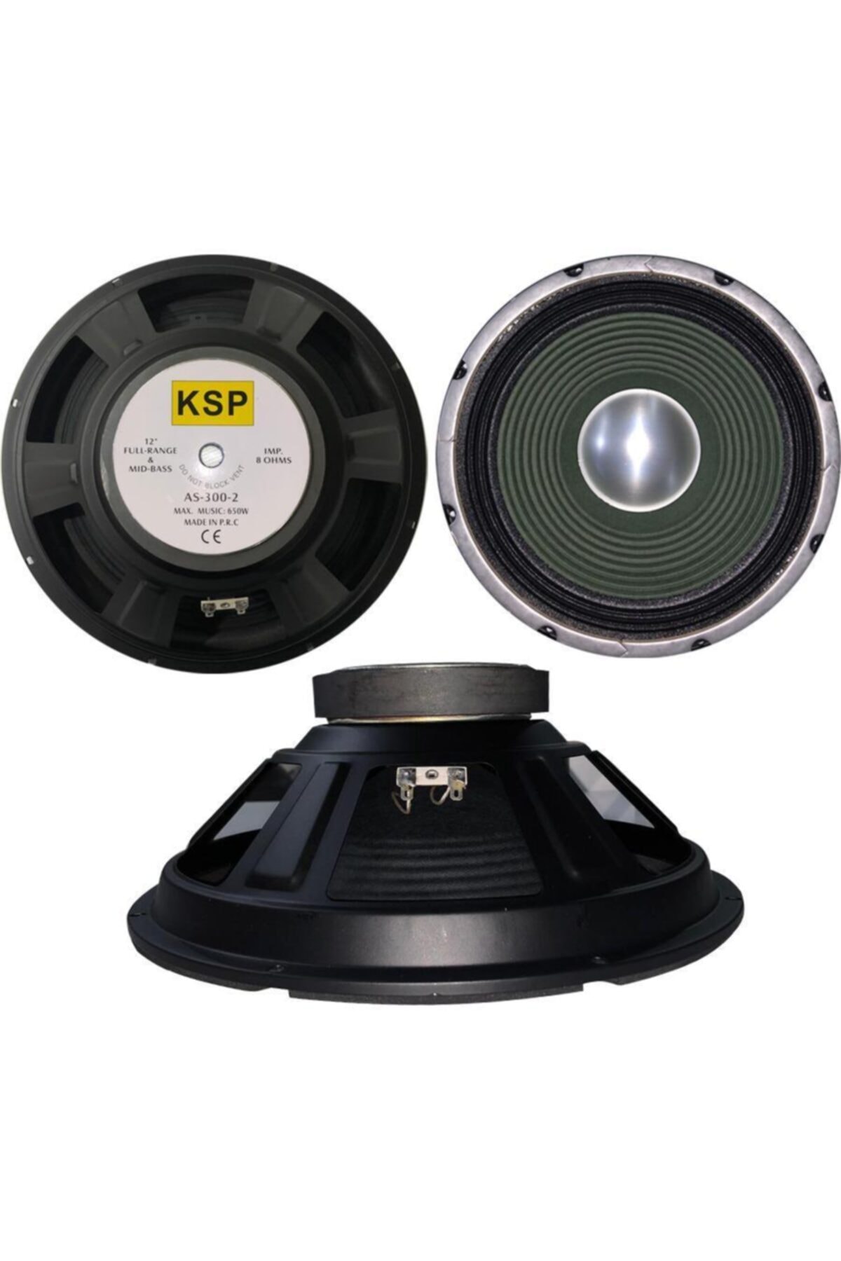 Ksp Hoparlör Kağıt 30cm 650w 1 Adet As-300-2