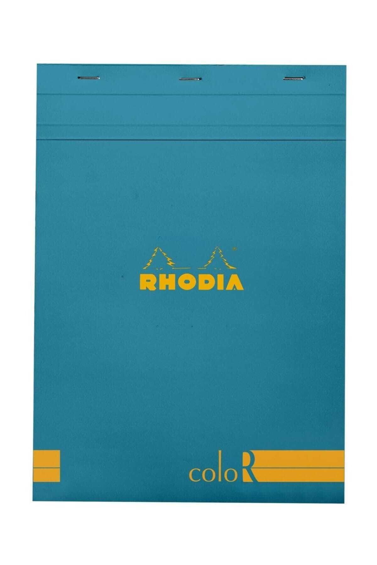 Rhodia A4 Çizgili Blok Mavi Kapak 90gr 70 Yaprak