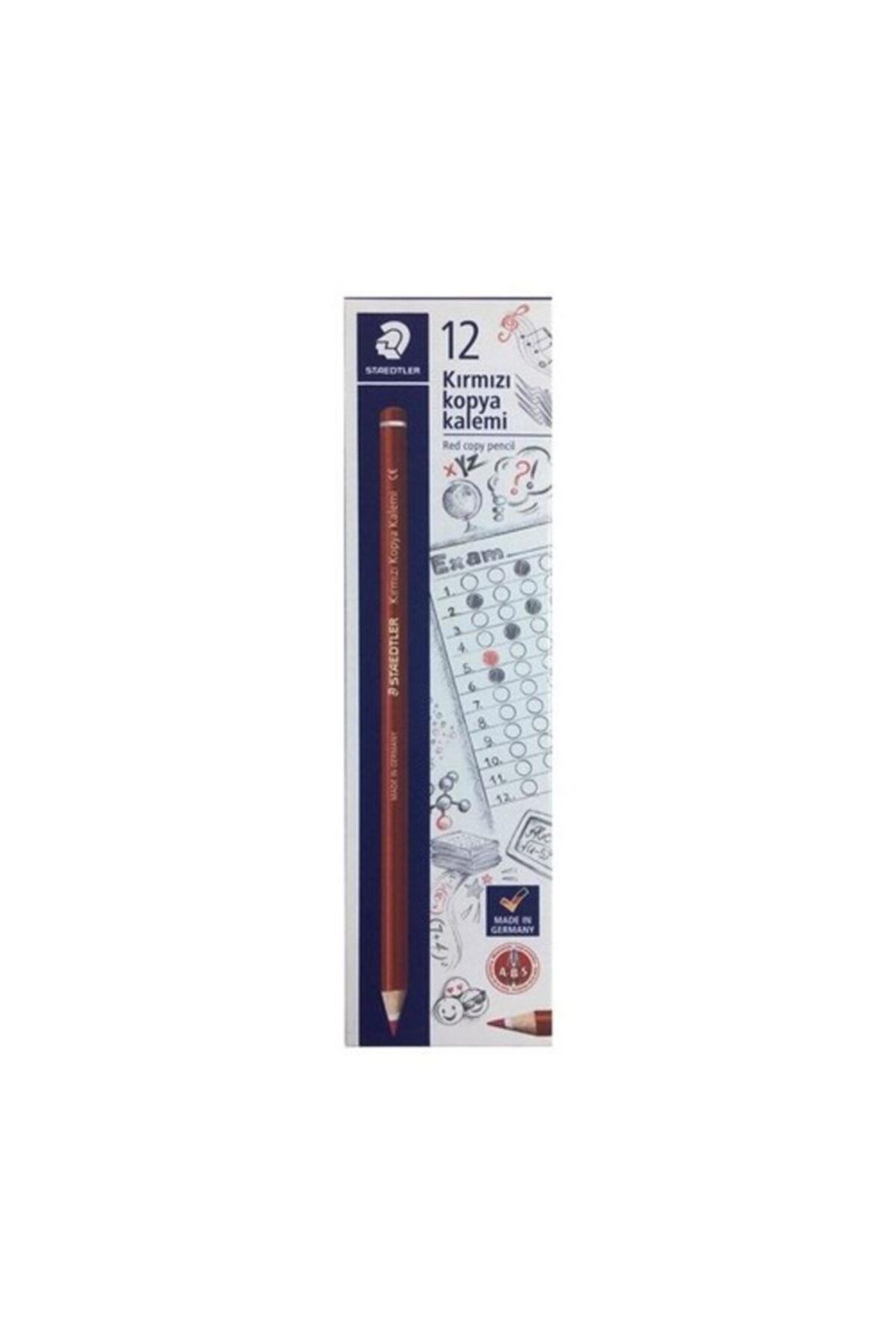 Staedtler Kırmızı Kopya Kalemi 12'li Kutu