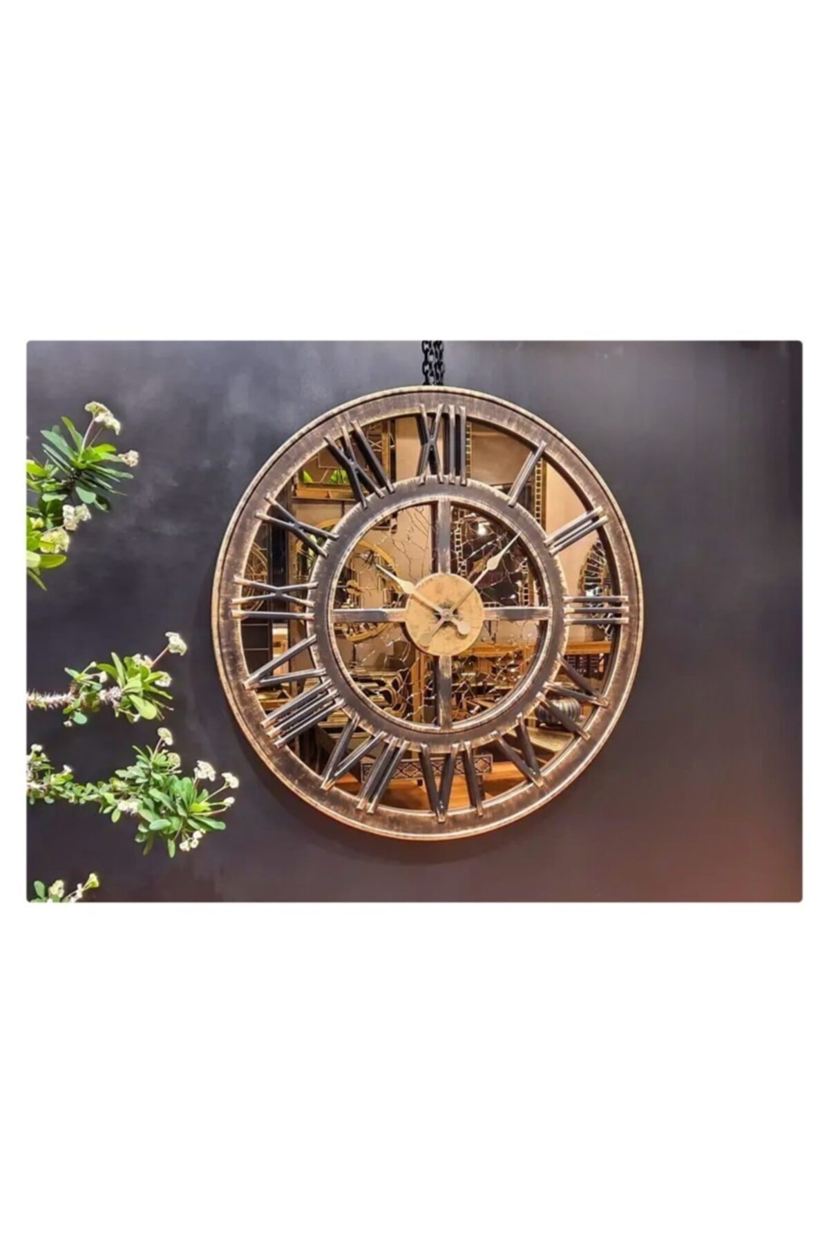 Kentin Aynası Oval Çatlak Saat