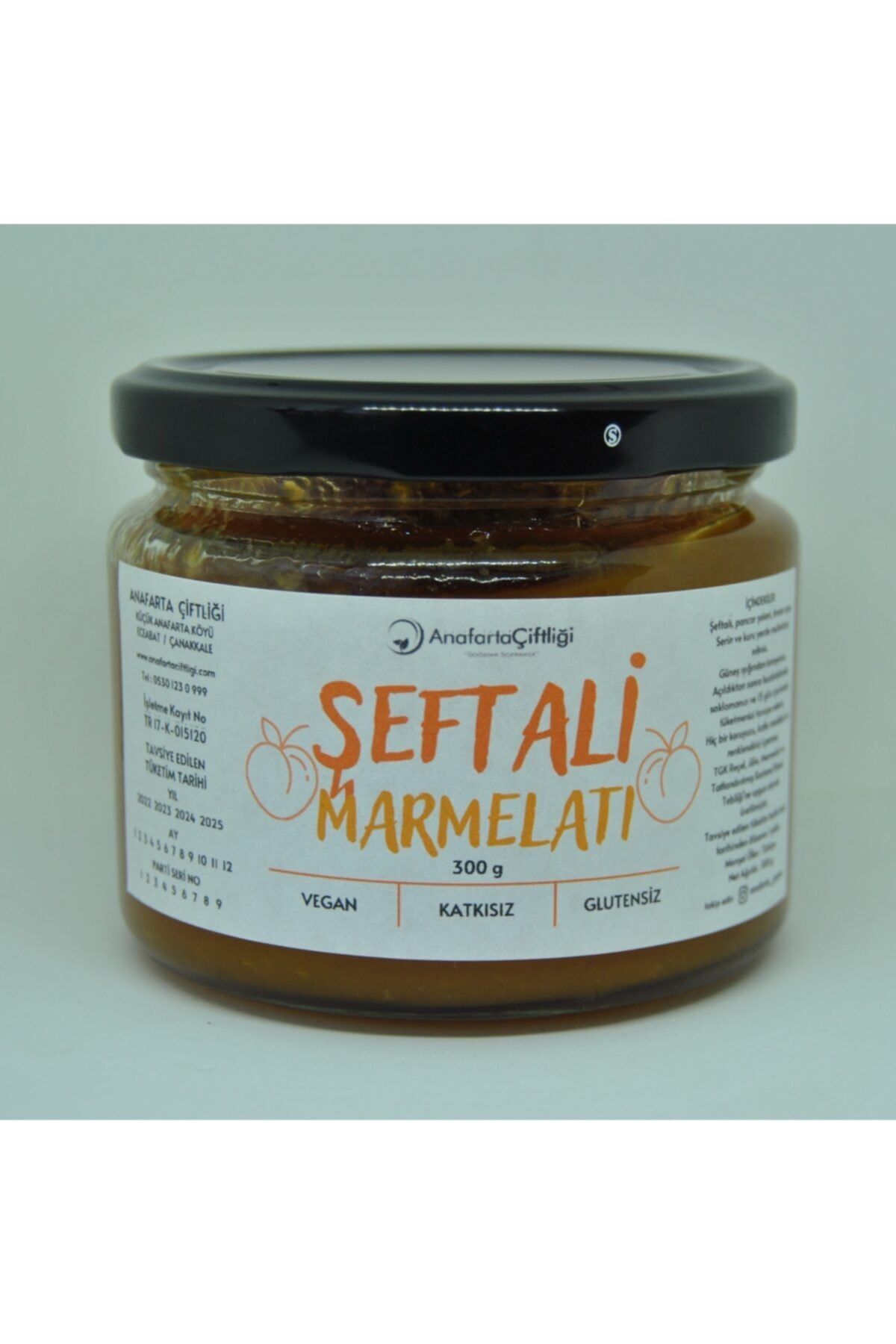 Anafarta Çiftliği Şeftali Marmelatı 300 G