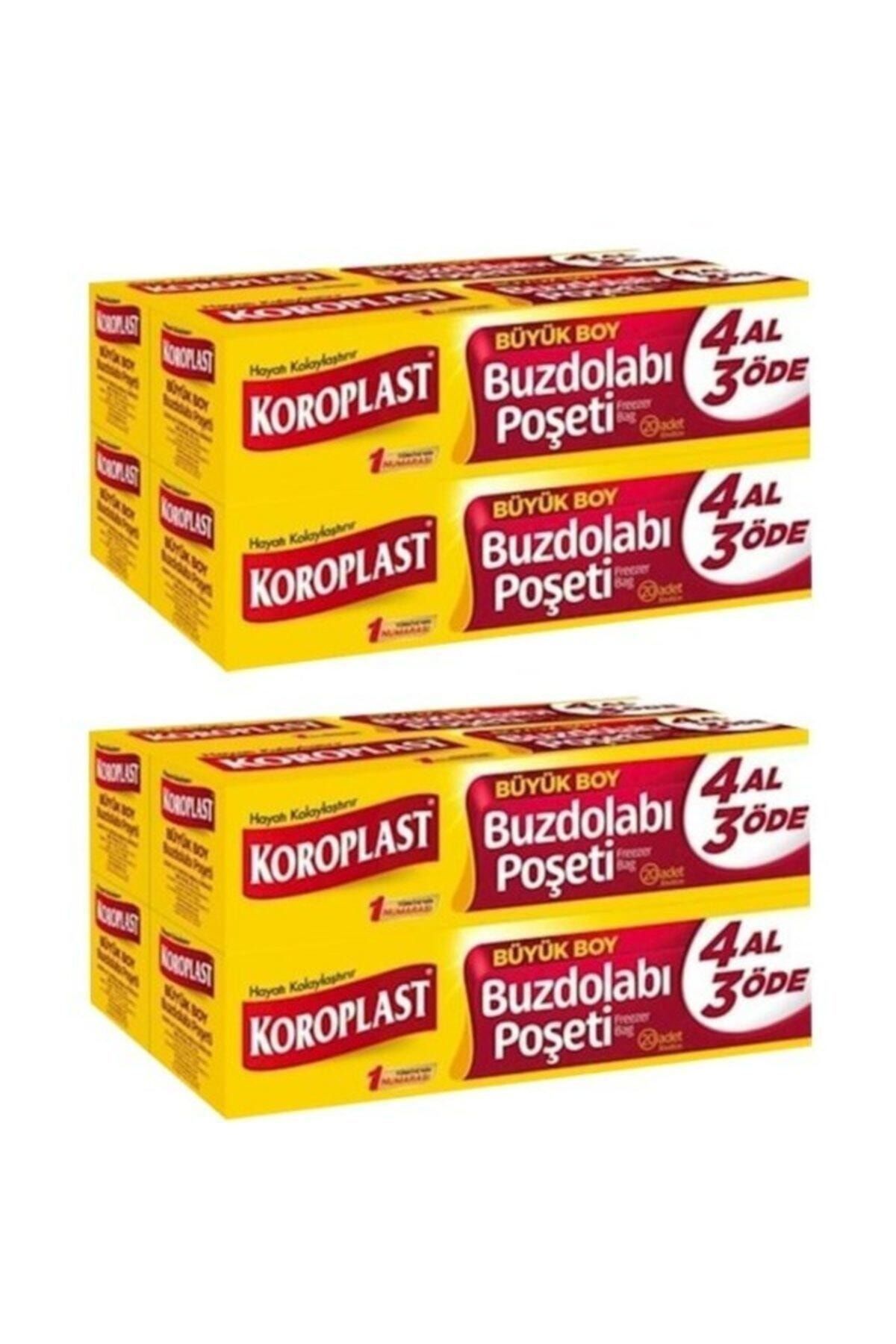 Koroplast Buzdolabı Poşeti Büyük Boy 4 Al 3 Öde 80 Li X 2 Adet