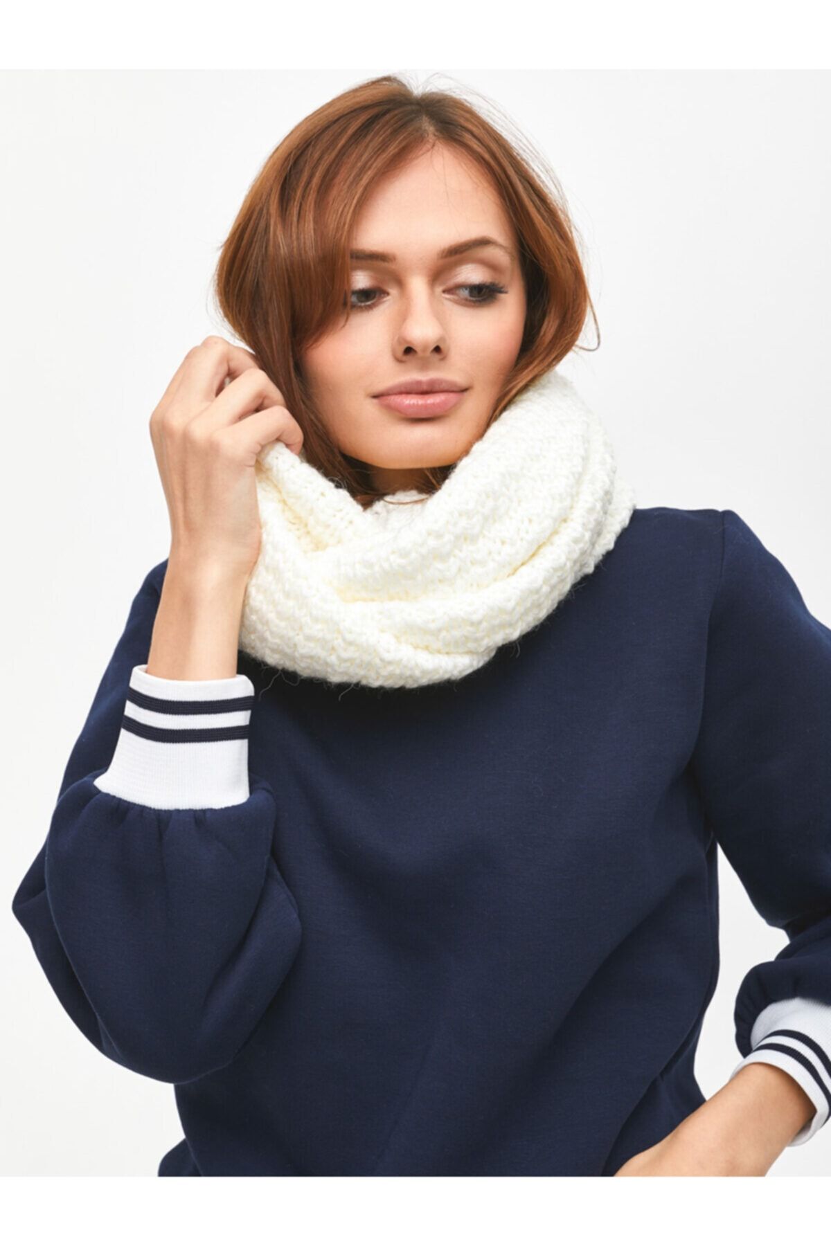 Ltb Unisex BEYAZ BOYUNLUK  0112090422114660000