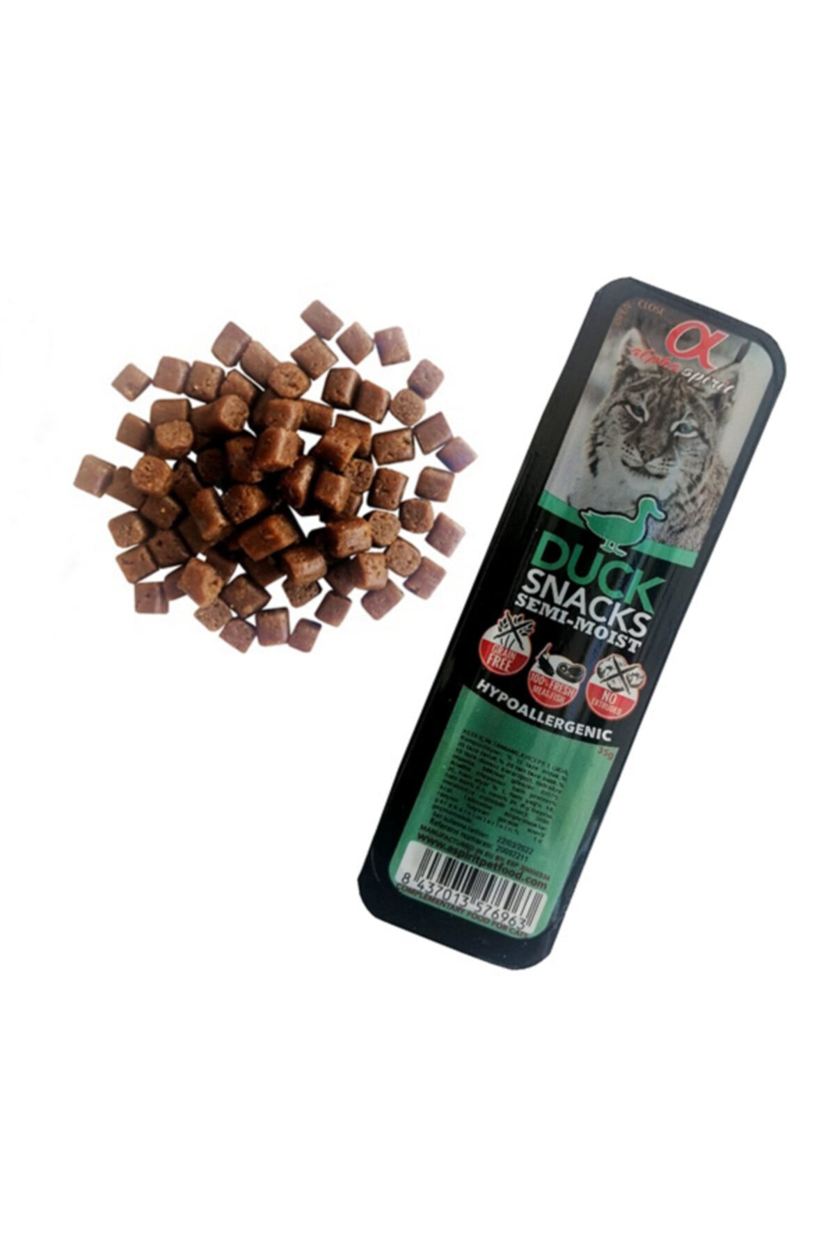 Alpha Spirit Tahılsız Ördekli Kedi Ödülü 35 Gr