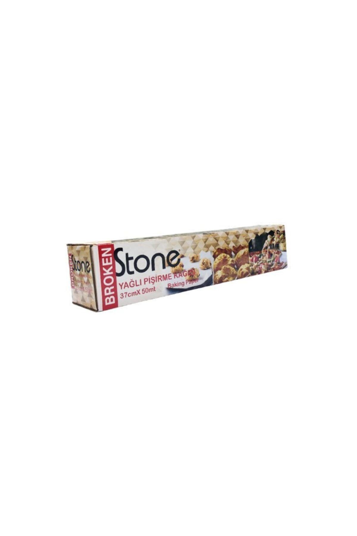 Broken Stone Pişirme Kağıdı Kutulu 37 cm x 50 mt 12 Adet