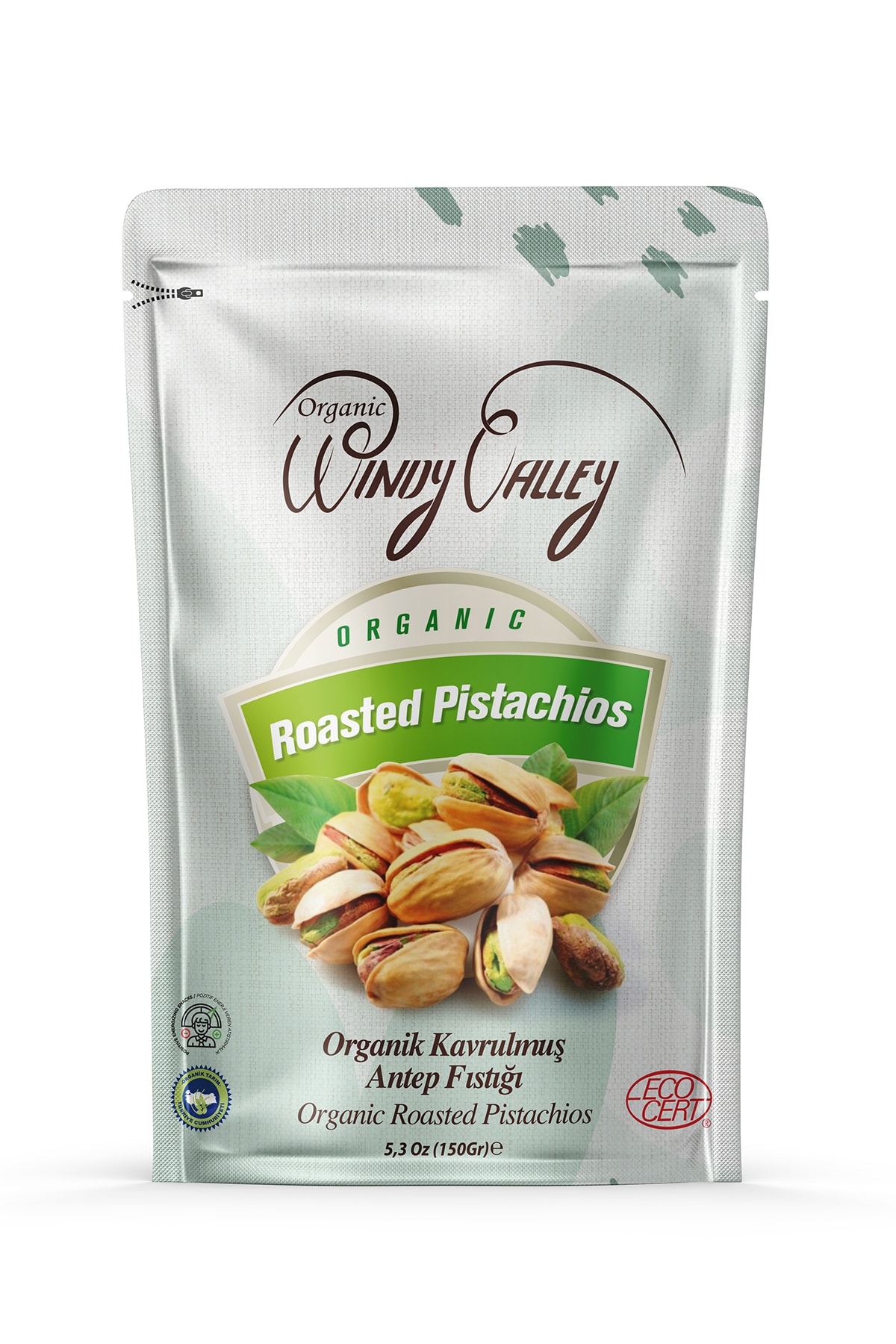 Organic Windy Valley Organik Antep Fıstığı 150gr