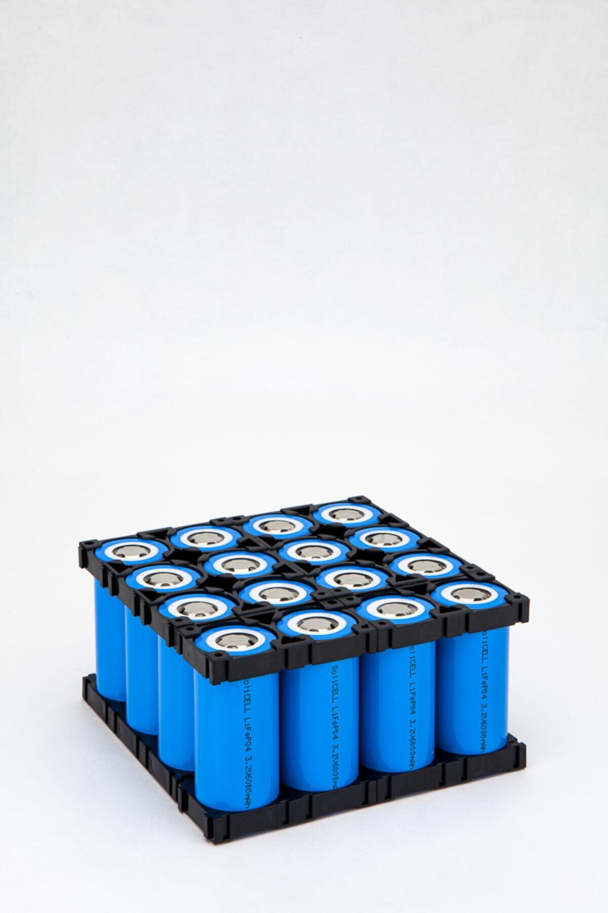 SoliCELL Lifepo4 Ifr32700 4s4p 12.8v 24ah Lityum Puntolu Modül Bms Hariç