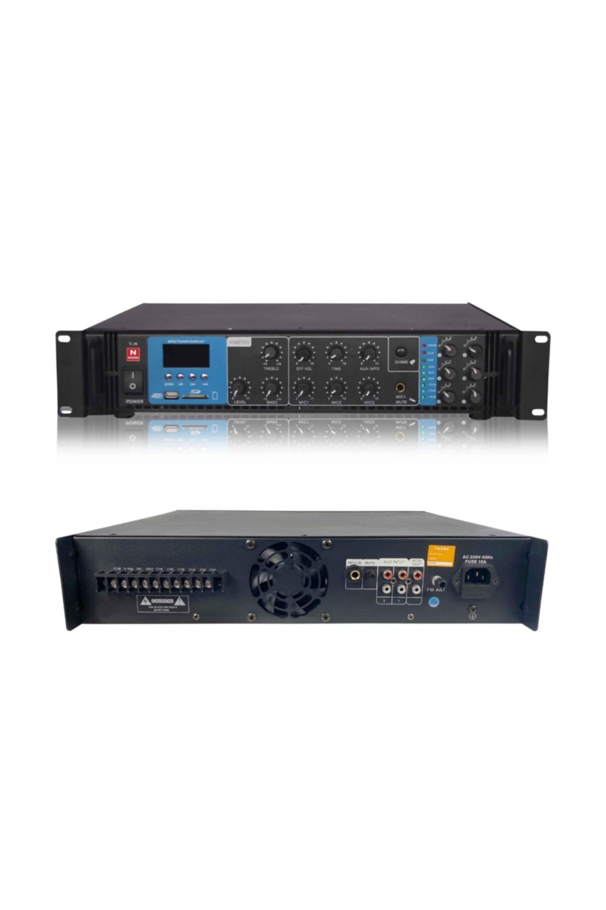 Nwork T-150 150w 6 Zone Volume Kontrol Hat Trafolu Mikser Amplifikatör